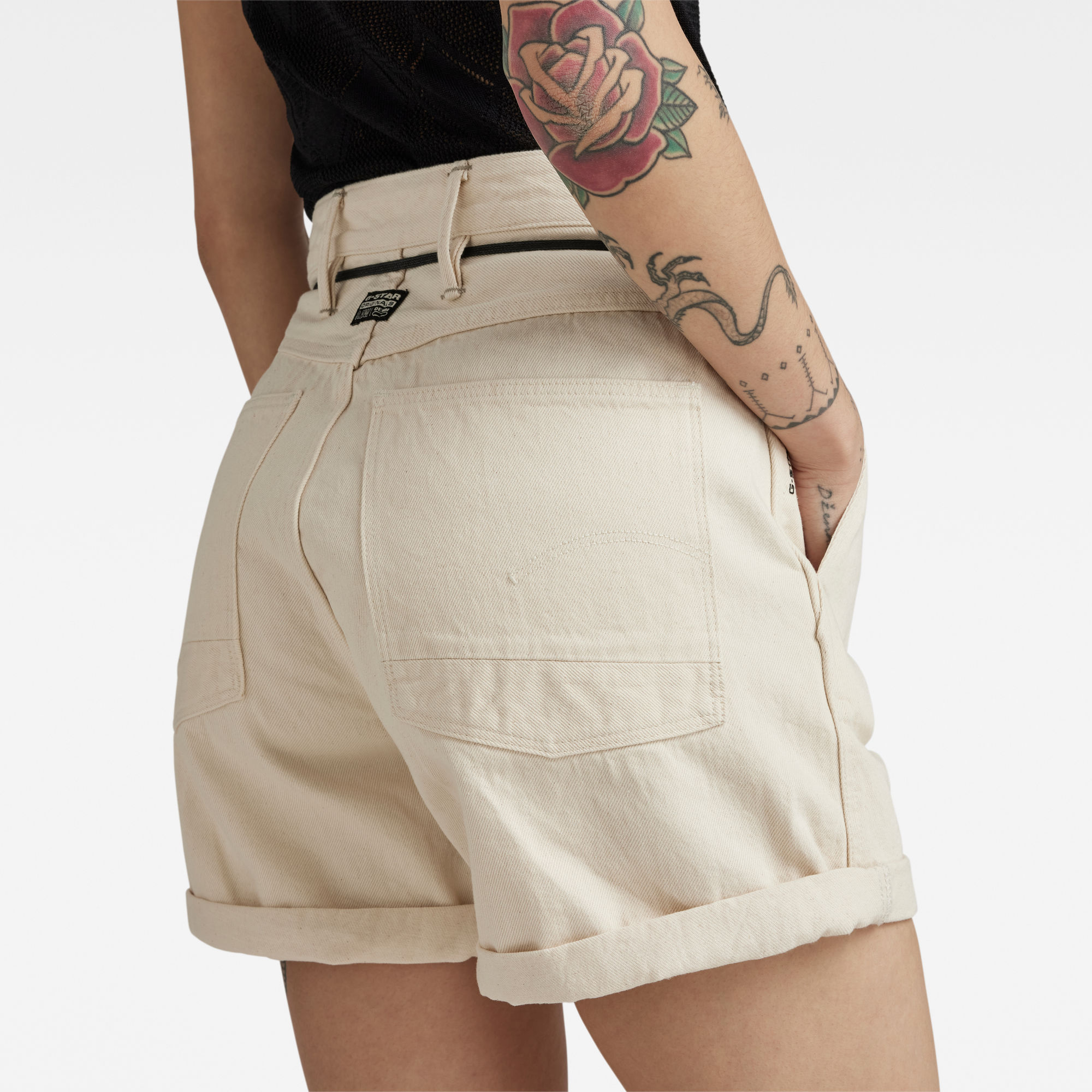 G-Star RAW Lintell Short Wit Dames