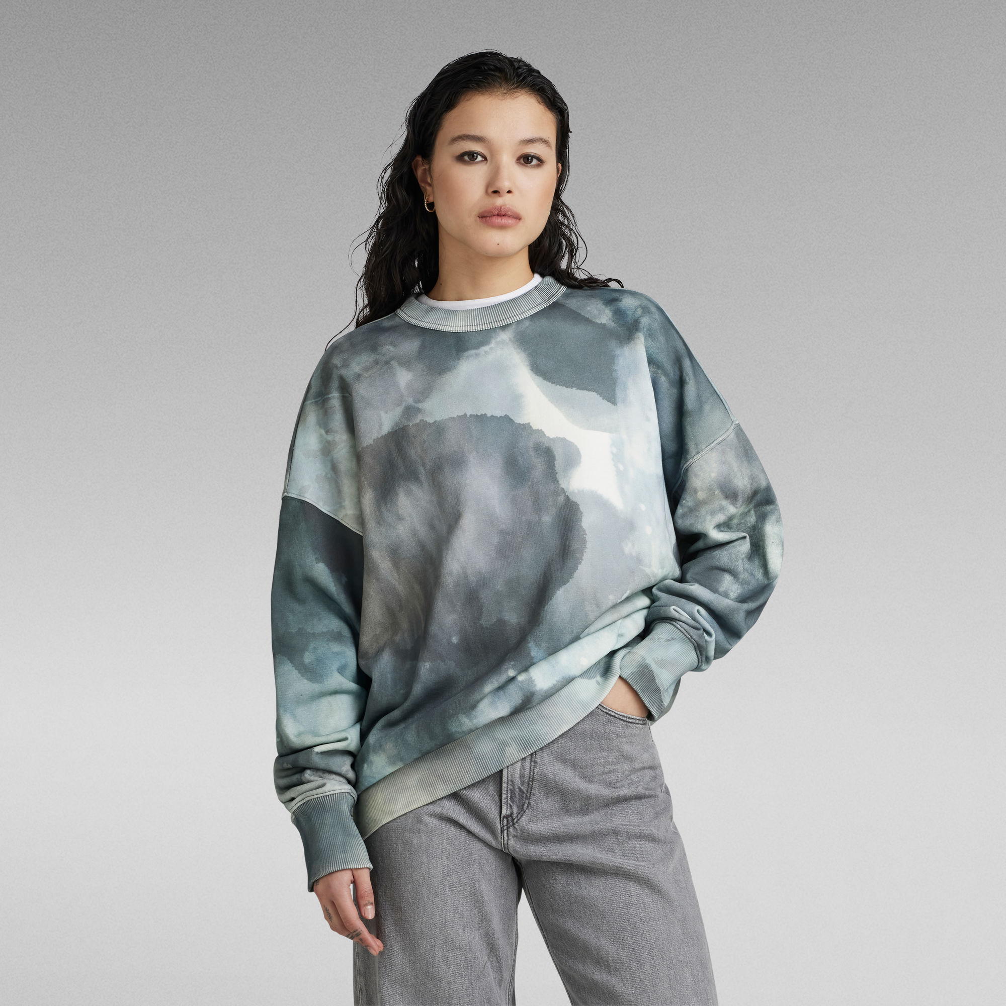 G-Star RAW Printed XXL Sweater - Meerkleurig - Dames