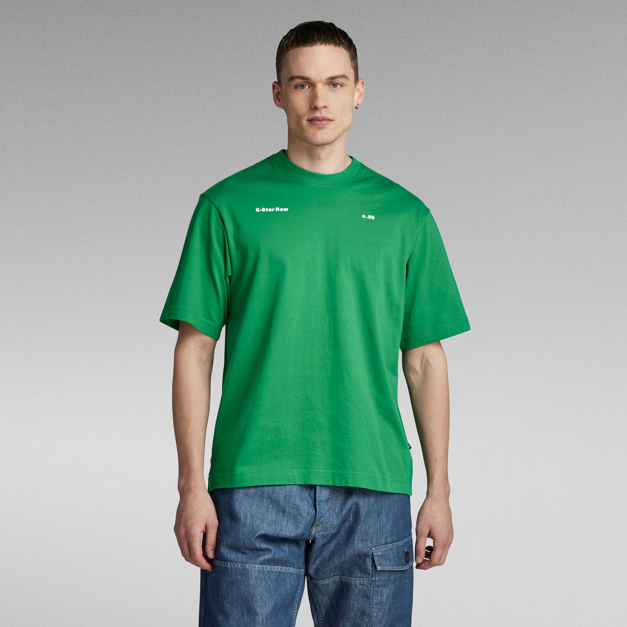 

Boxy Base T-Shirt - Green - Men