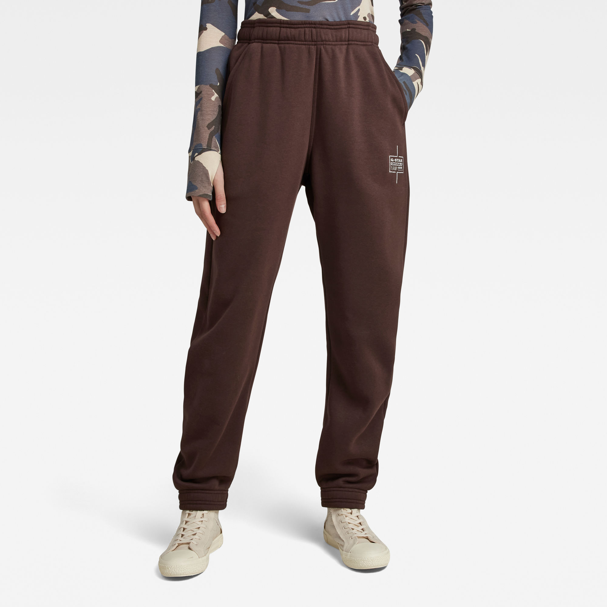 

Unisex Core Tapered Sweat Pants - Brown - Men