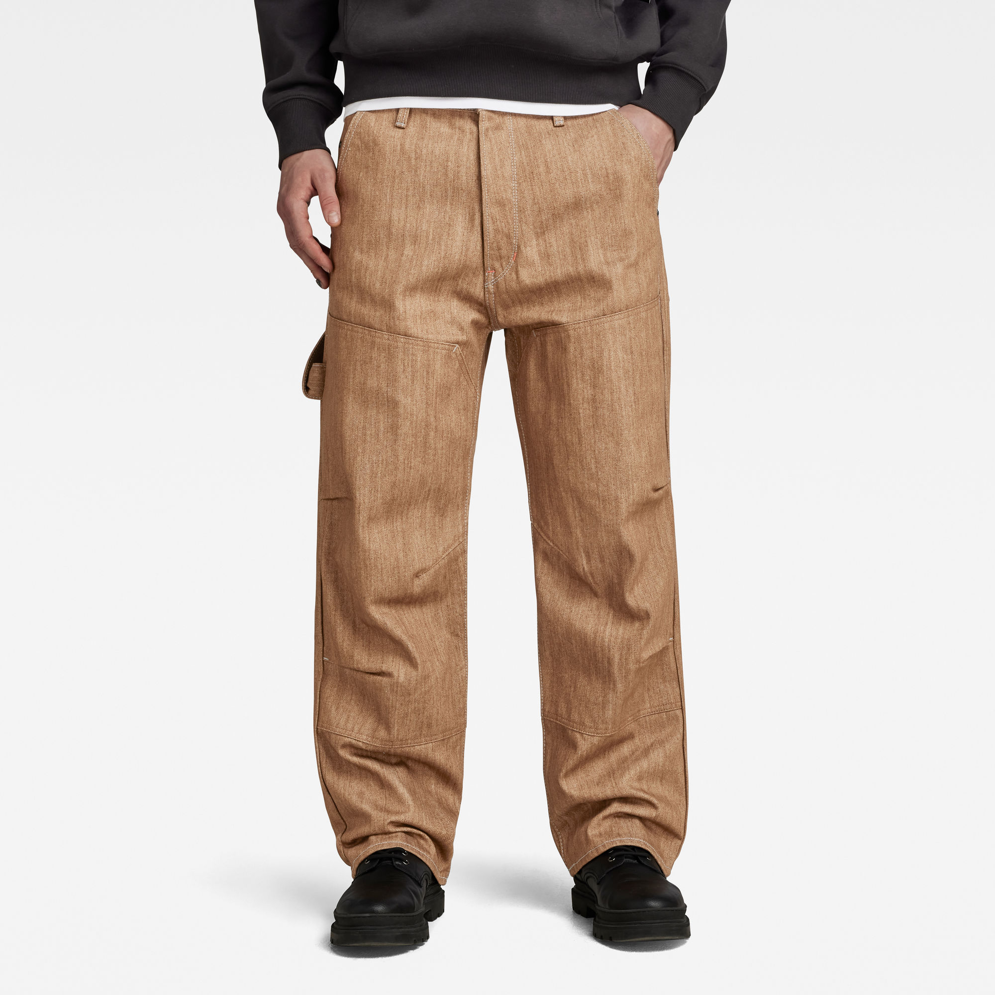 

Premium Carpenter 3D Loose Jeans - Donkerblauw - Heren