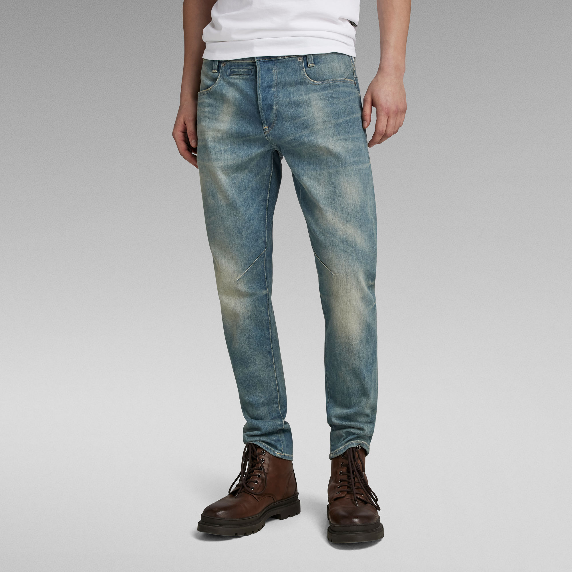 G-Star RAW D-Staq 5-Pocket Slim Jeans Midden blauw Heren