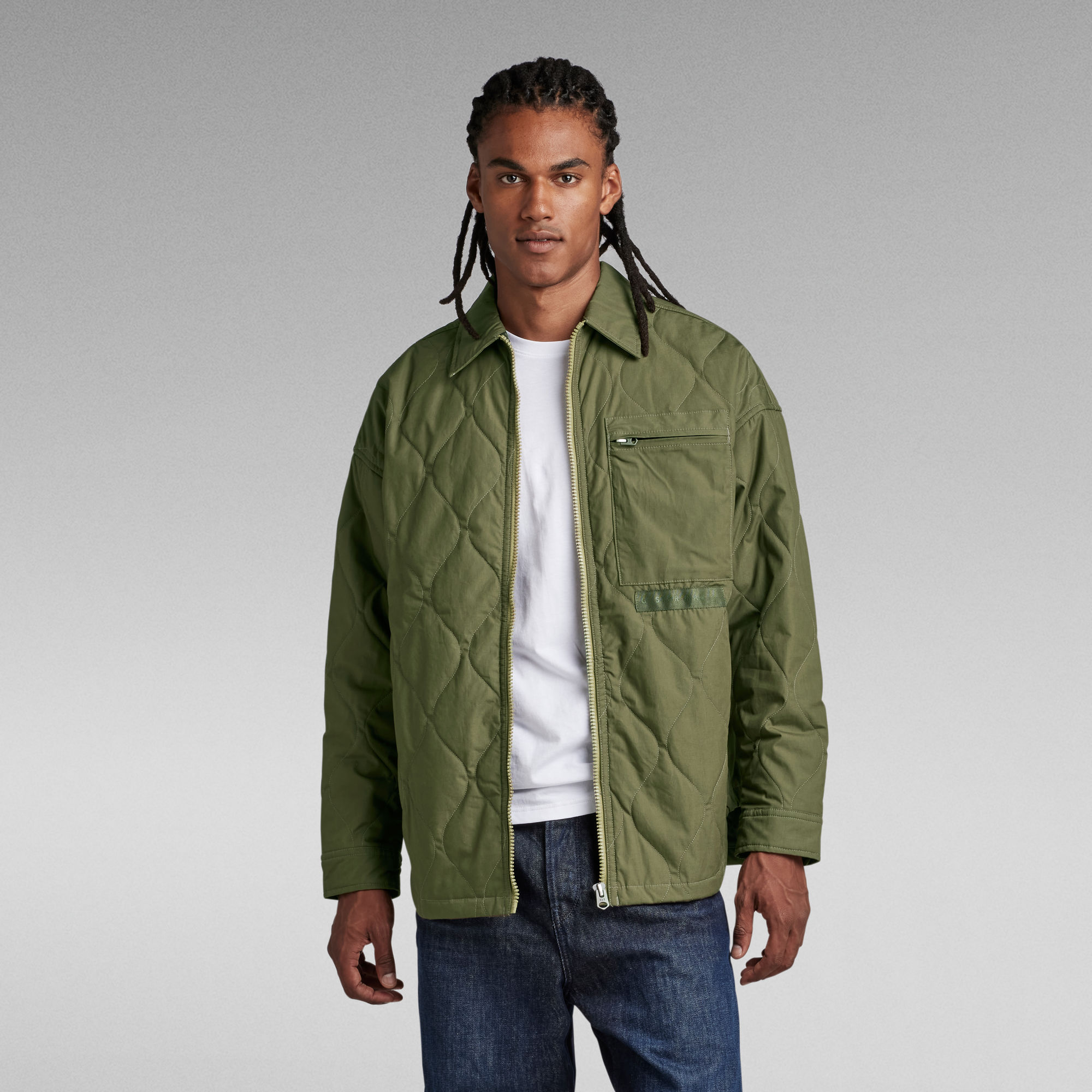 

Unisex Postino Oversized Jacket 2.0 - Green - Men