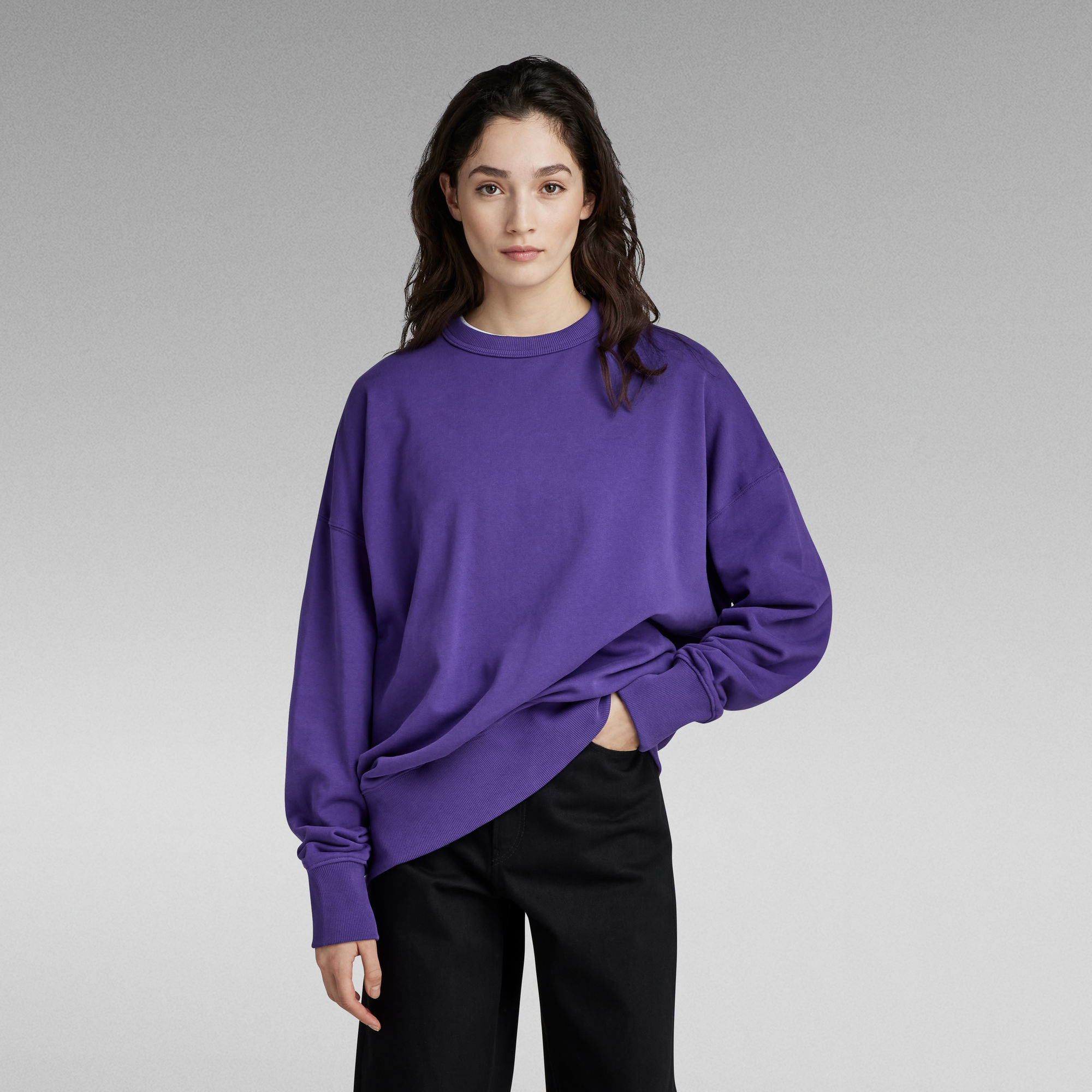 XXL Sweatshirt - Lila - Damen