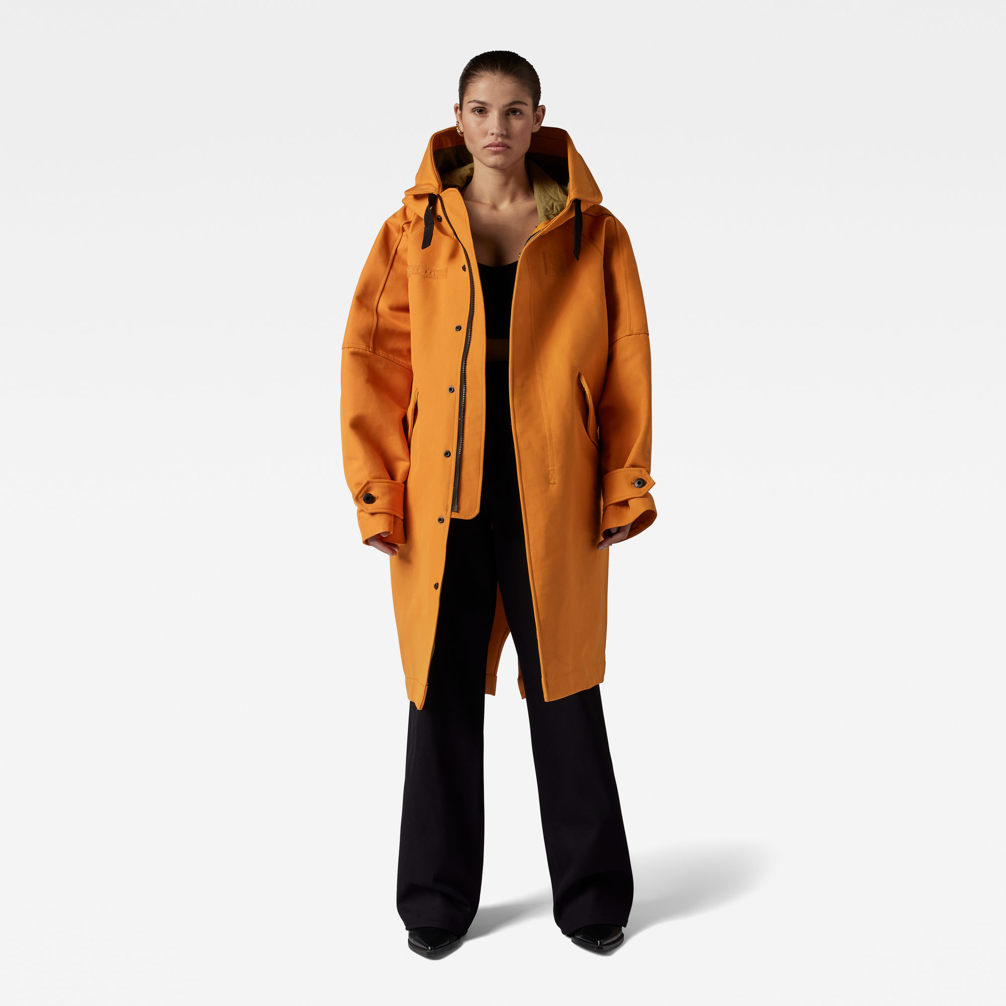 

Unisex Premium E Fishtail Parka - Orange - Women