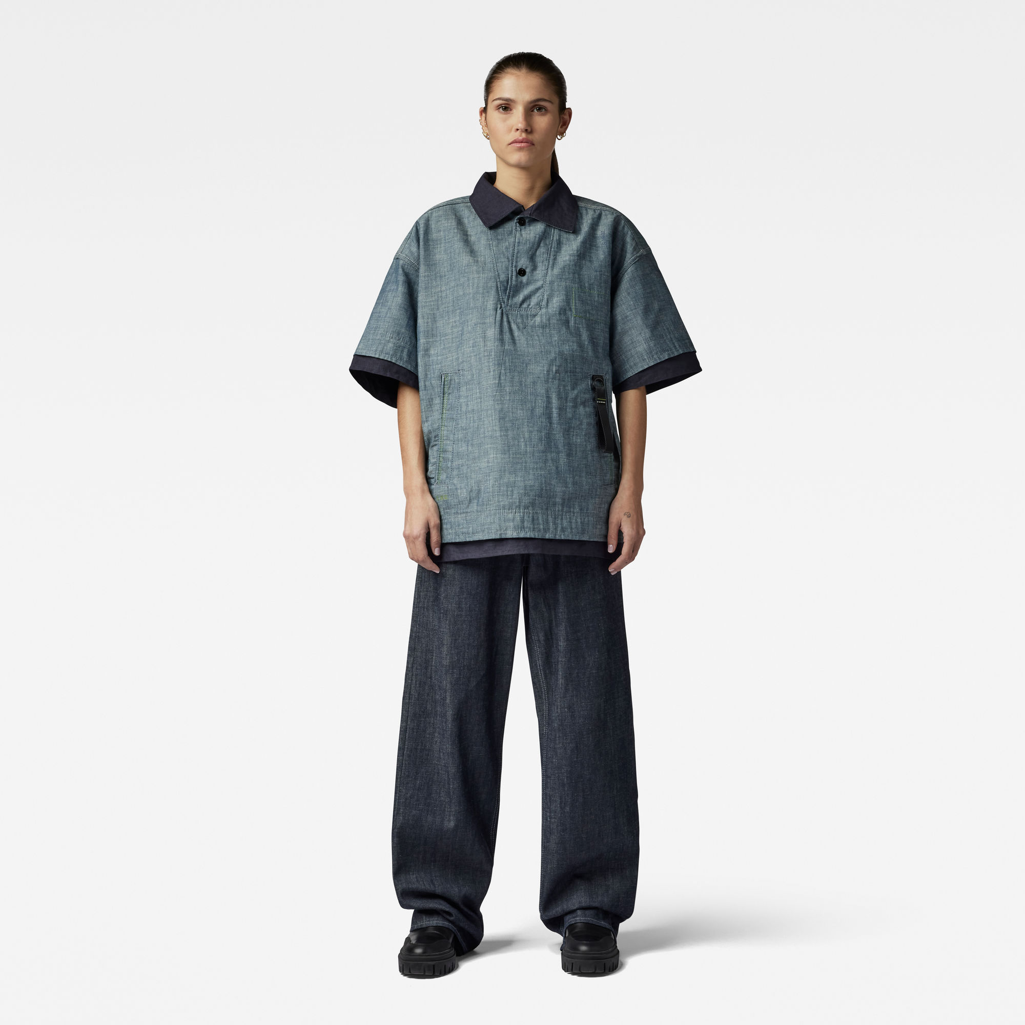 

Unisex GSRR Reversible Polo - Donkerblauw - Heren