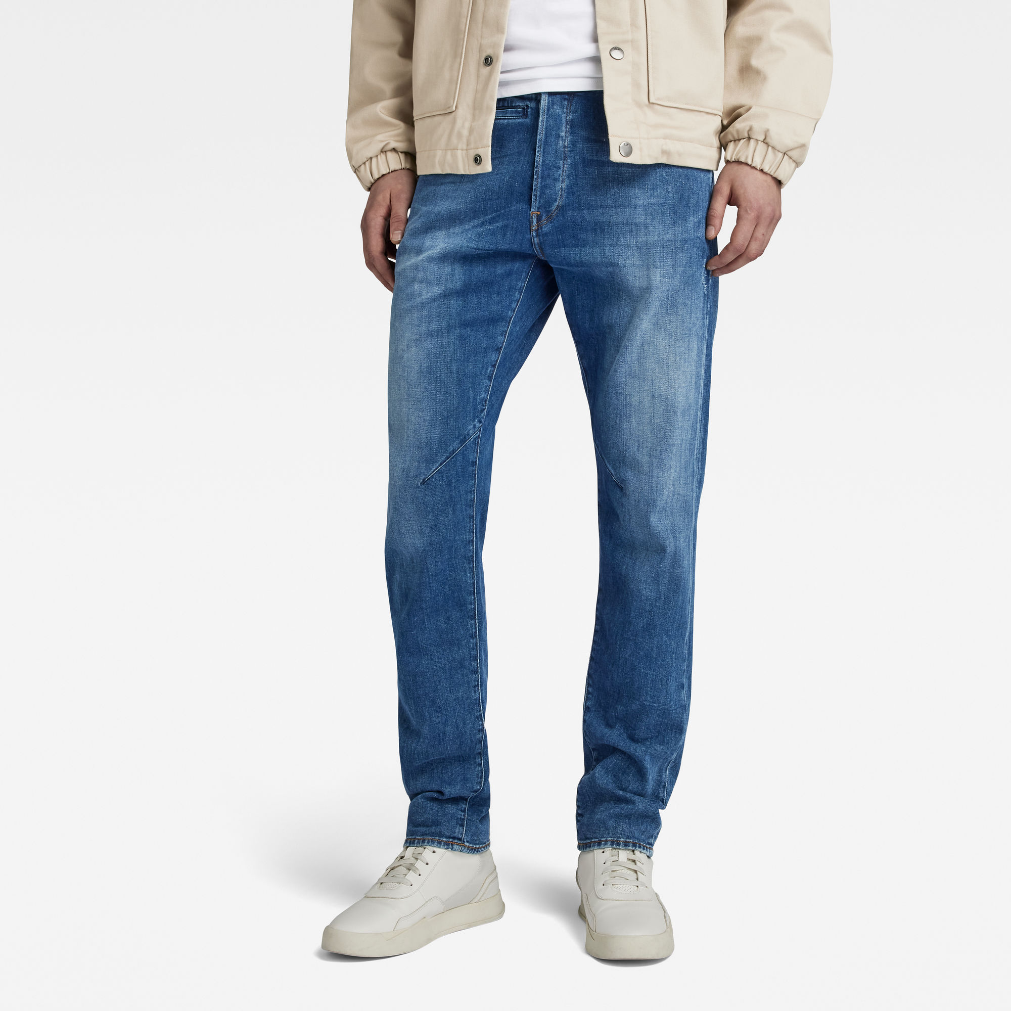

D-Staq 5-Pocket Slim Jeans - Midden blauw - Heren