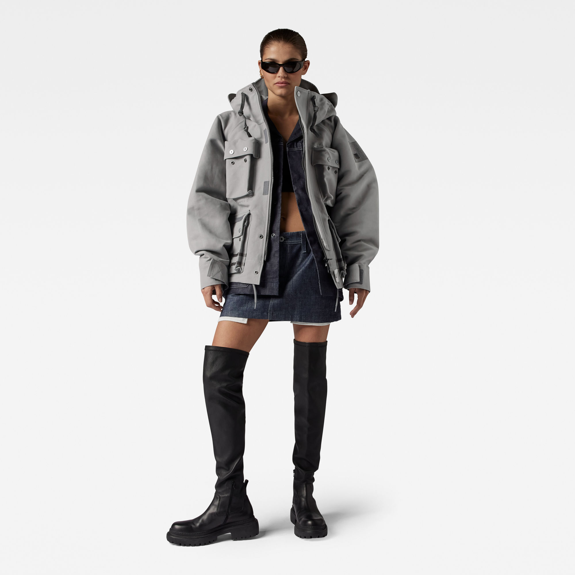 

Unisex Premium E Photographer Field Jack - Grijs - Heren