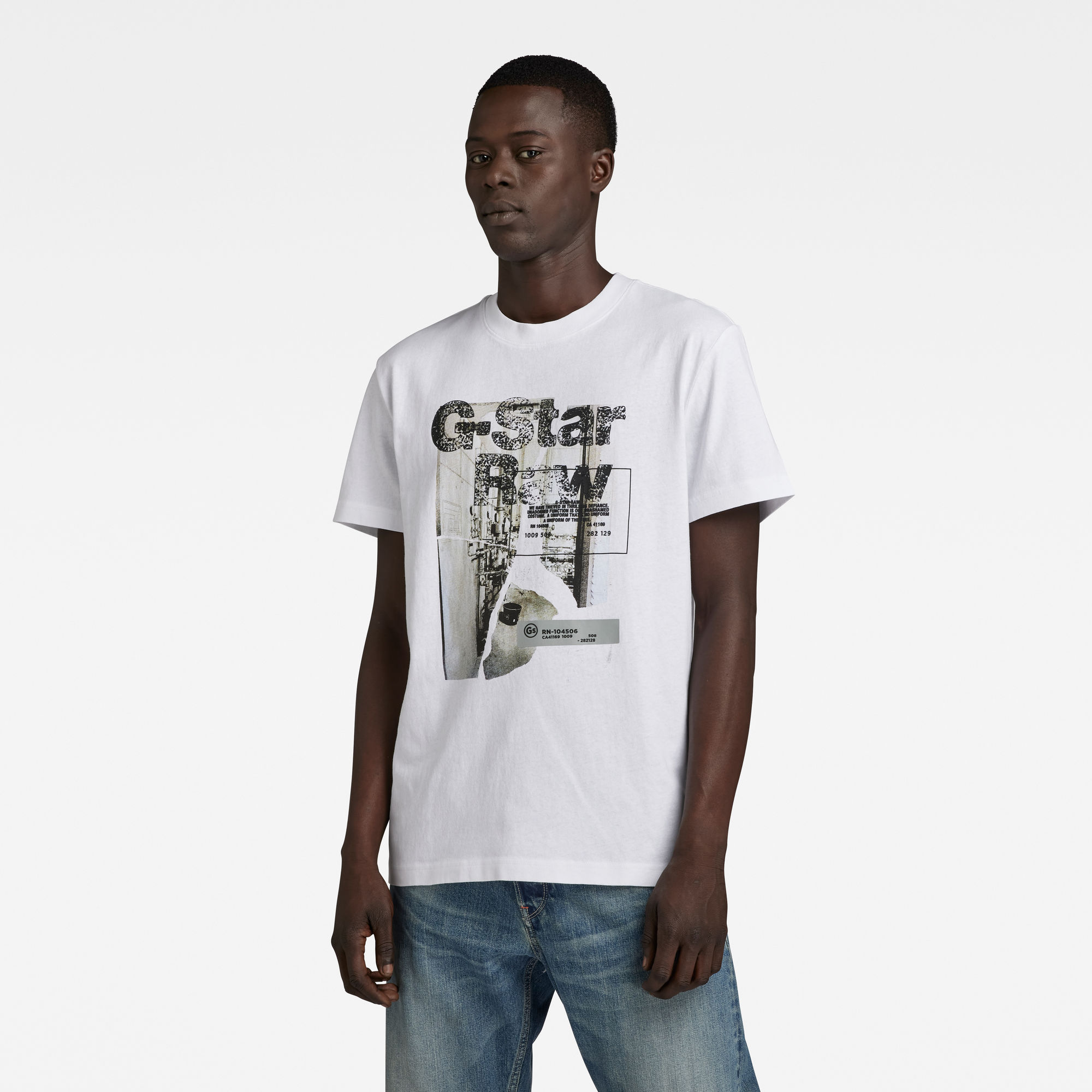 

HQ Print T-Shirt - White - Men