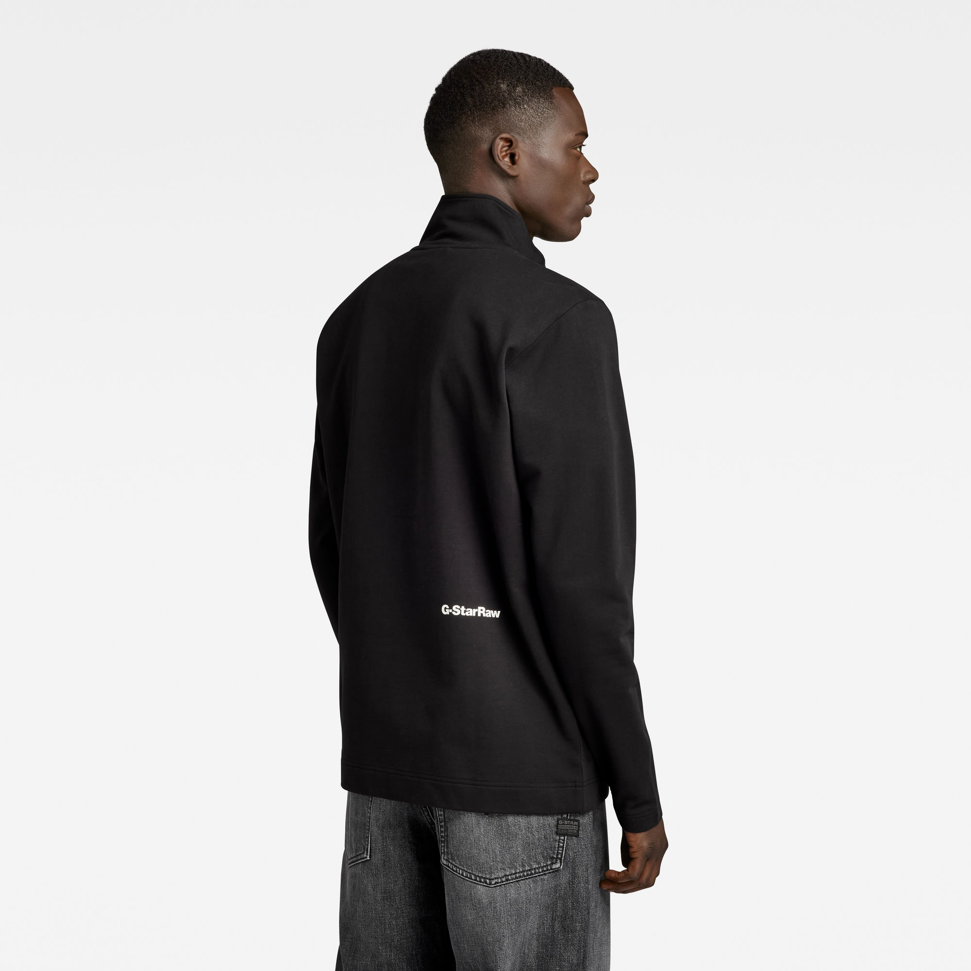 G-Star RAW Half Zip Tweeter Zwart Heren