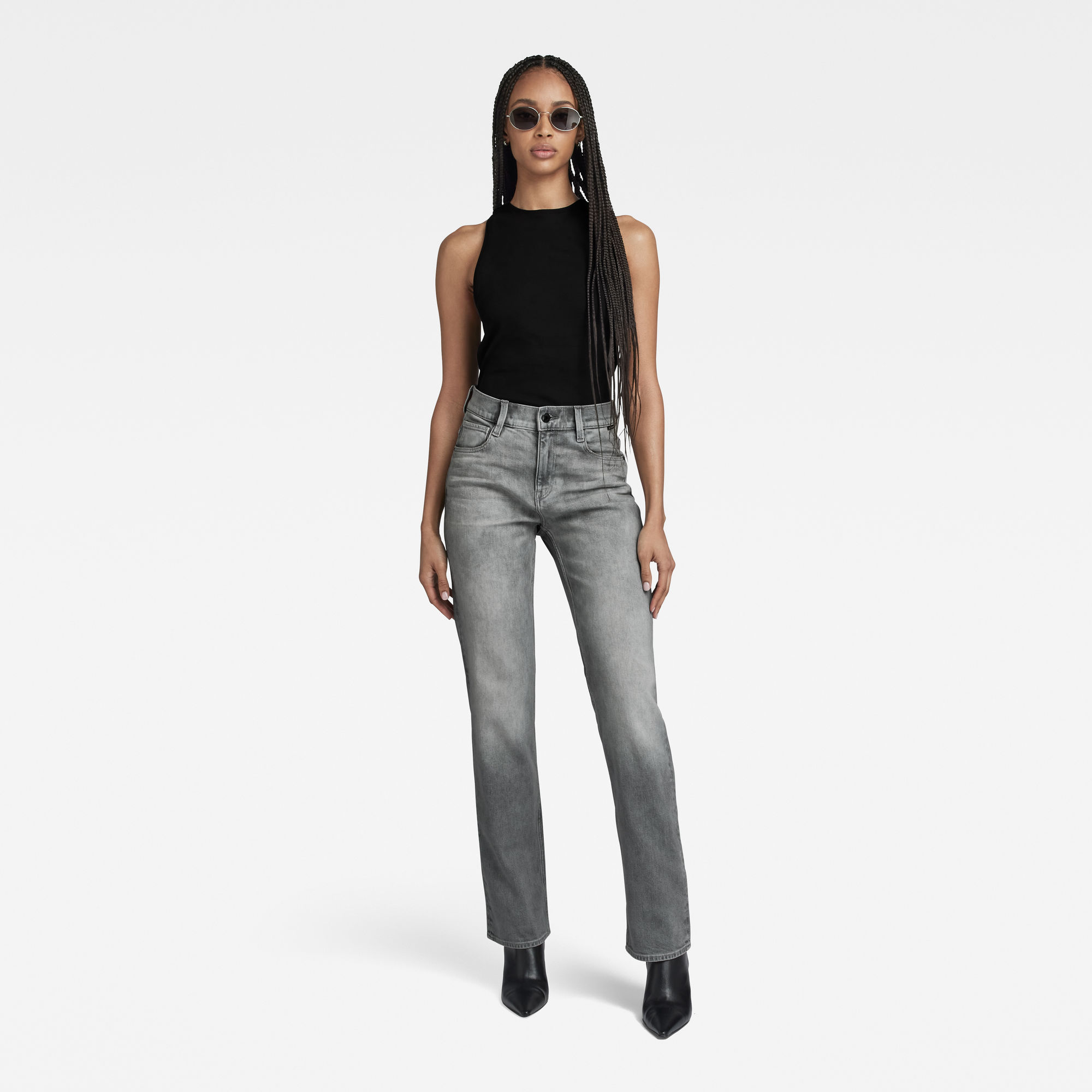 

Strace Straight Jeans - Grau - Damen