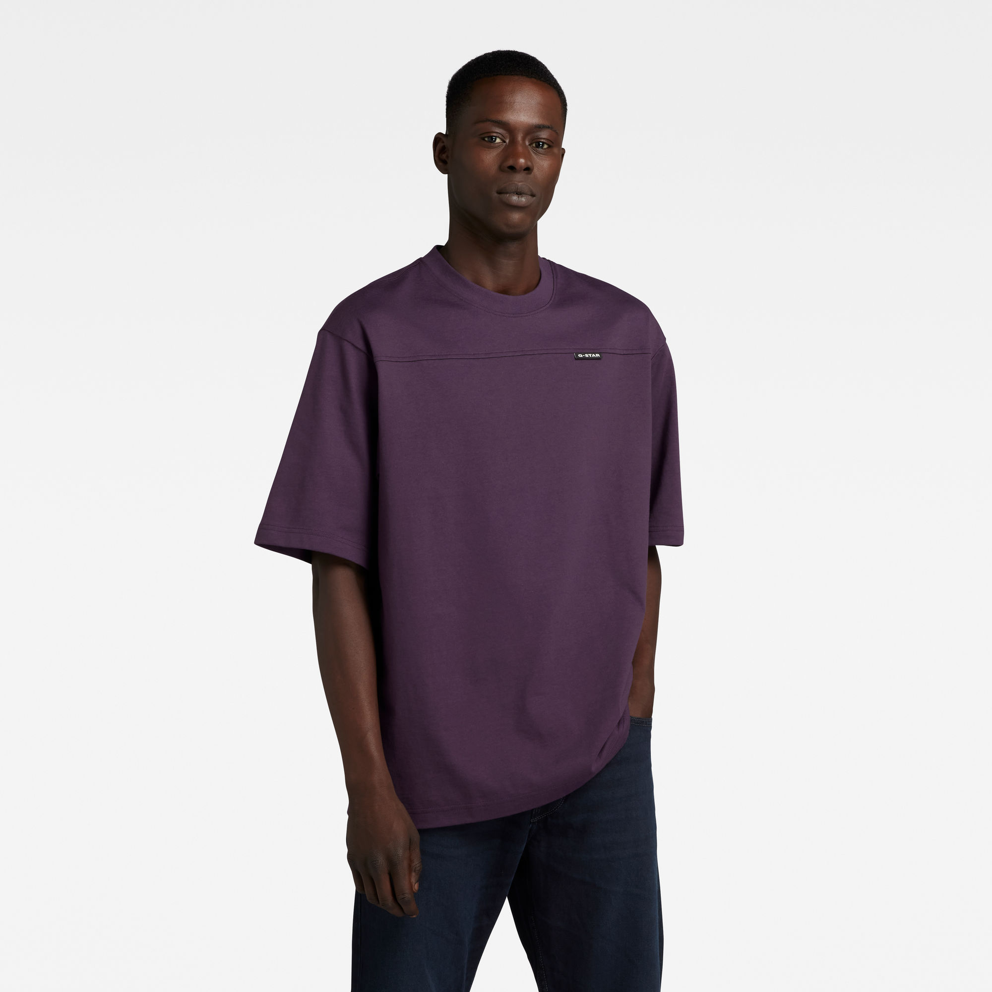 

Boxy Base 2.0 T-Shirt - Purple - Men