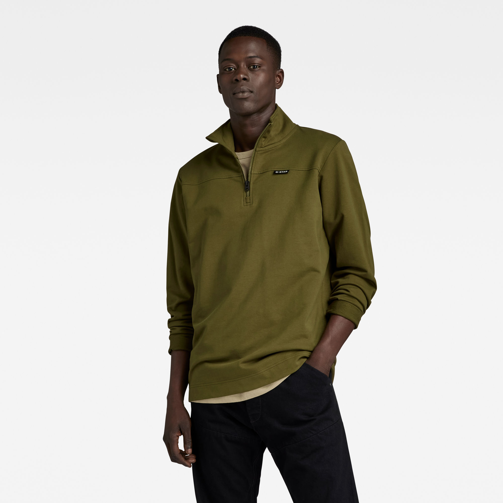 

Half Zip Tweeter - Green - Men