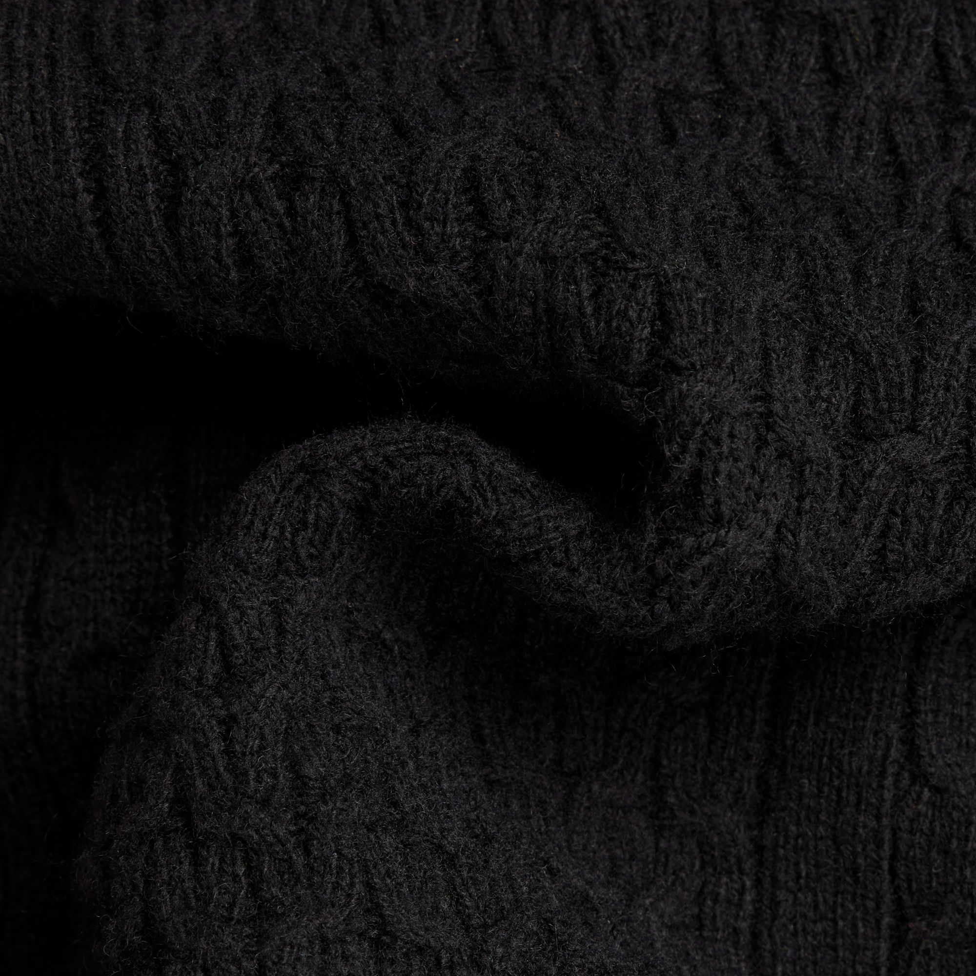 G-Star RAW Gebreide Trui Cable Zwart Heren