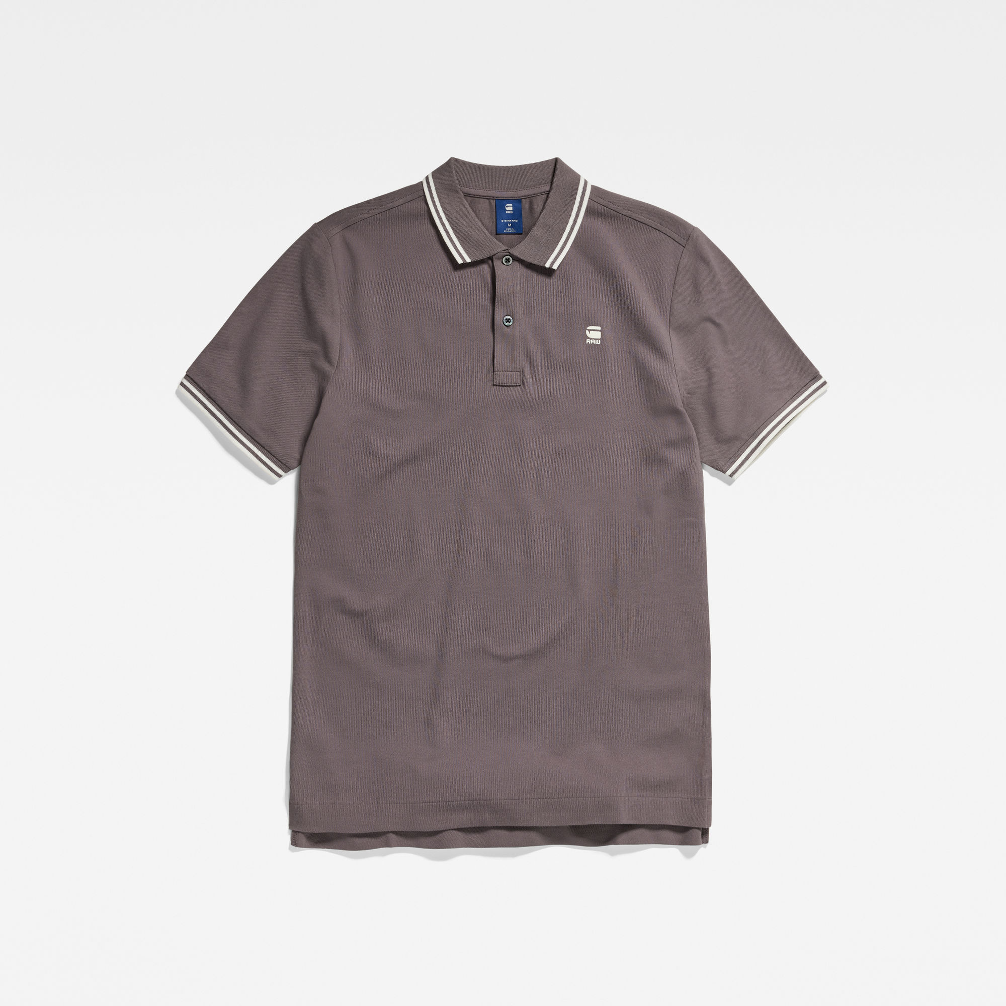 G-Star RAW Dunda Slim Stripe Polo Grijs Heren