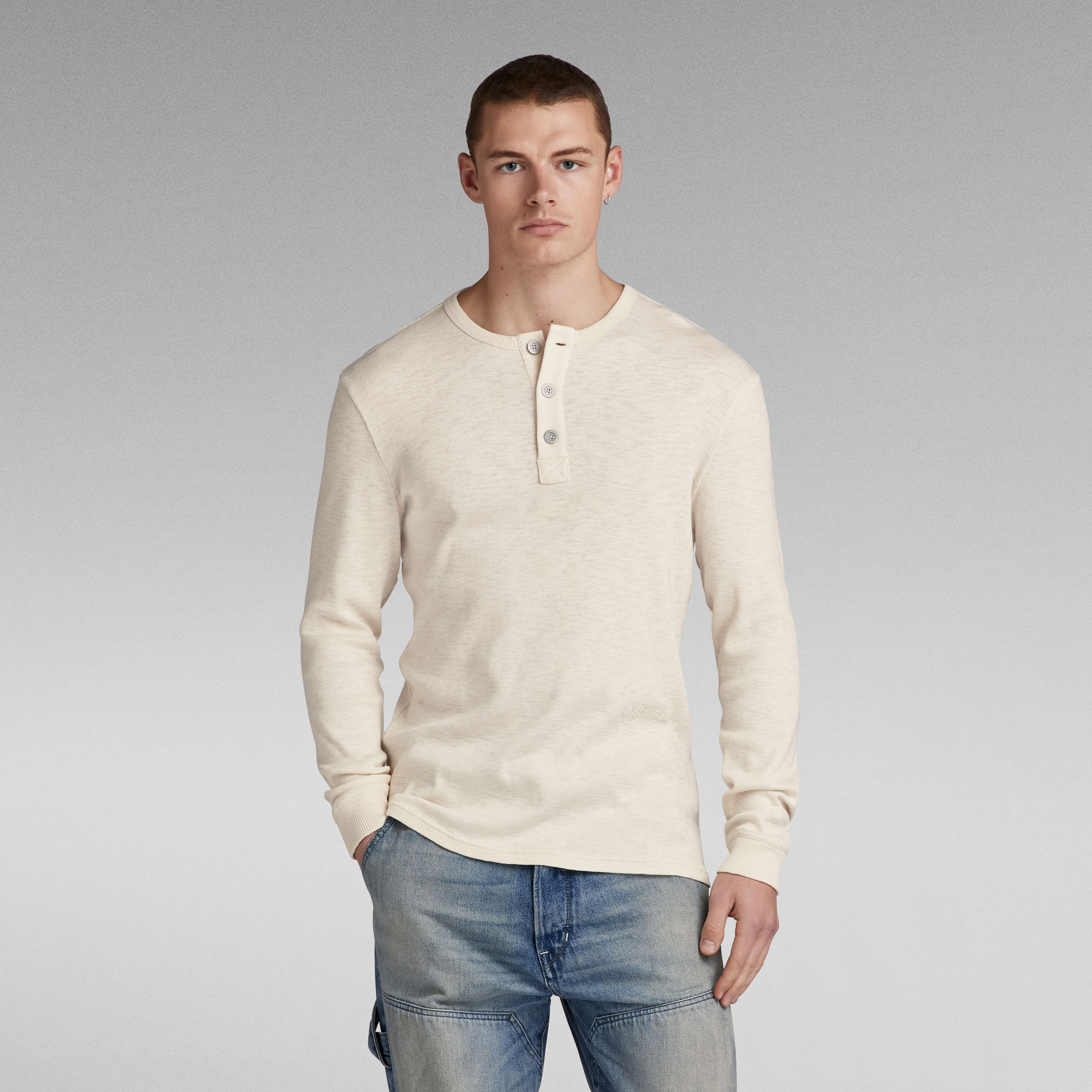 

Henley Slim Tweeter - Beige - Men