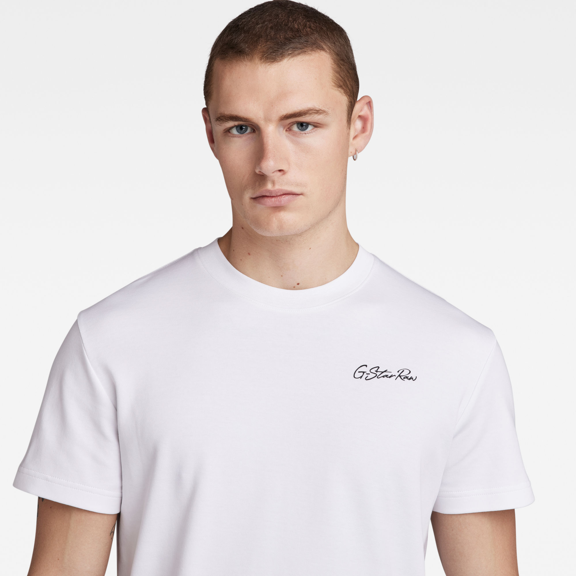 G-Star RAW Multi Graphic T-Shirt Wit Heren