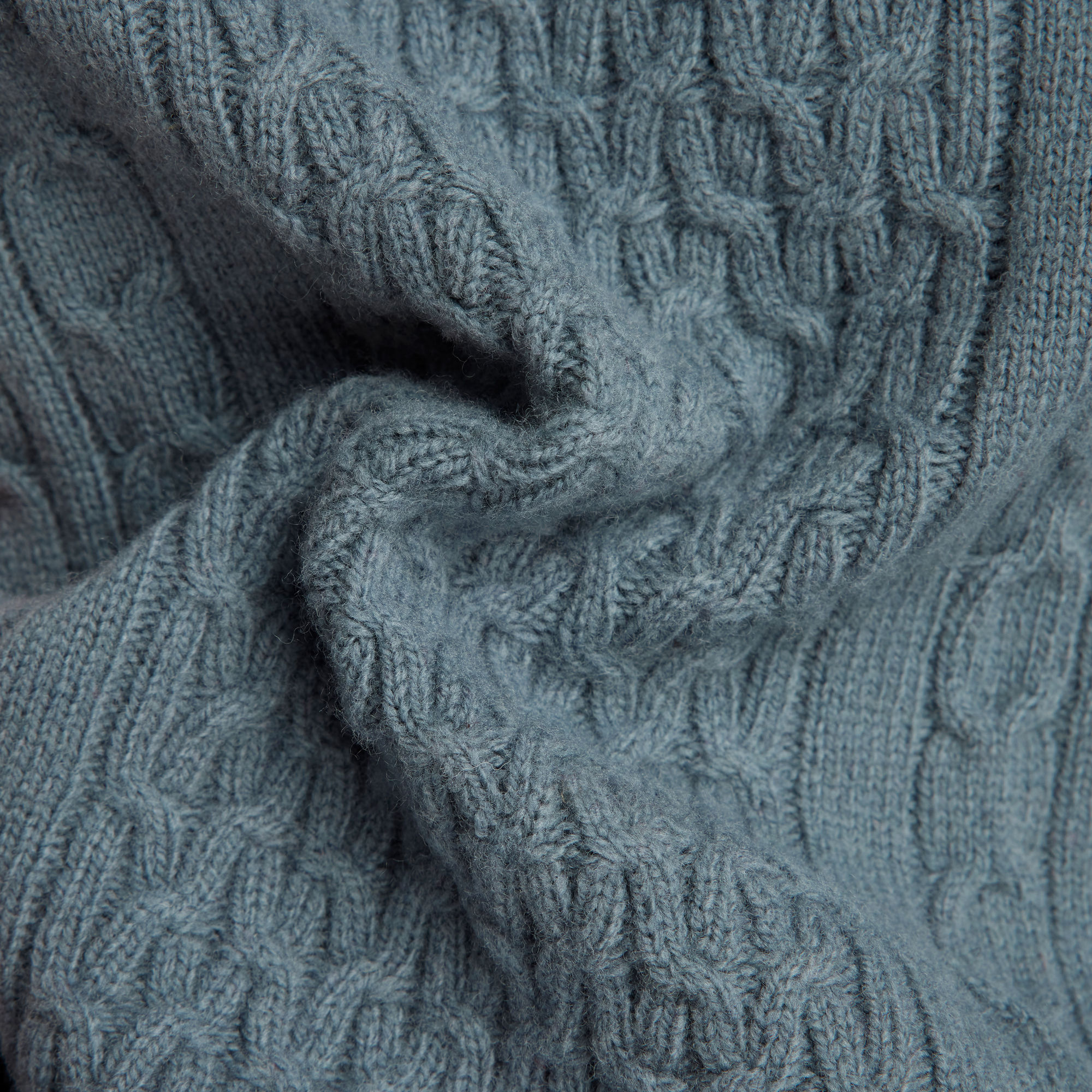 G-Star RAW Gebreide Trui Cable Grijs Heren
