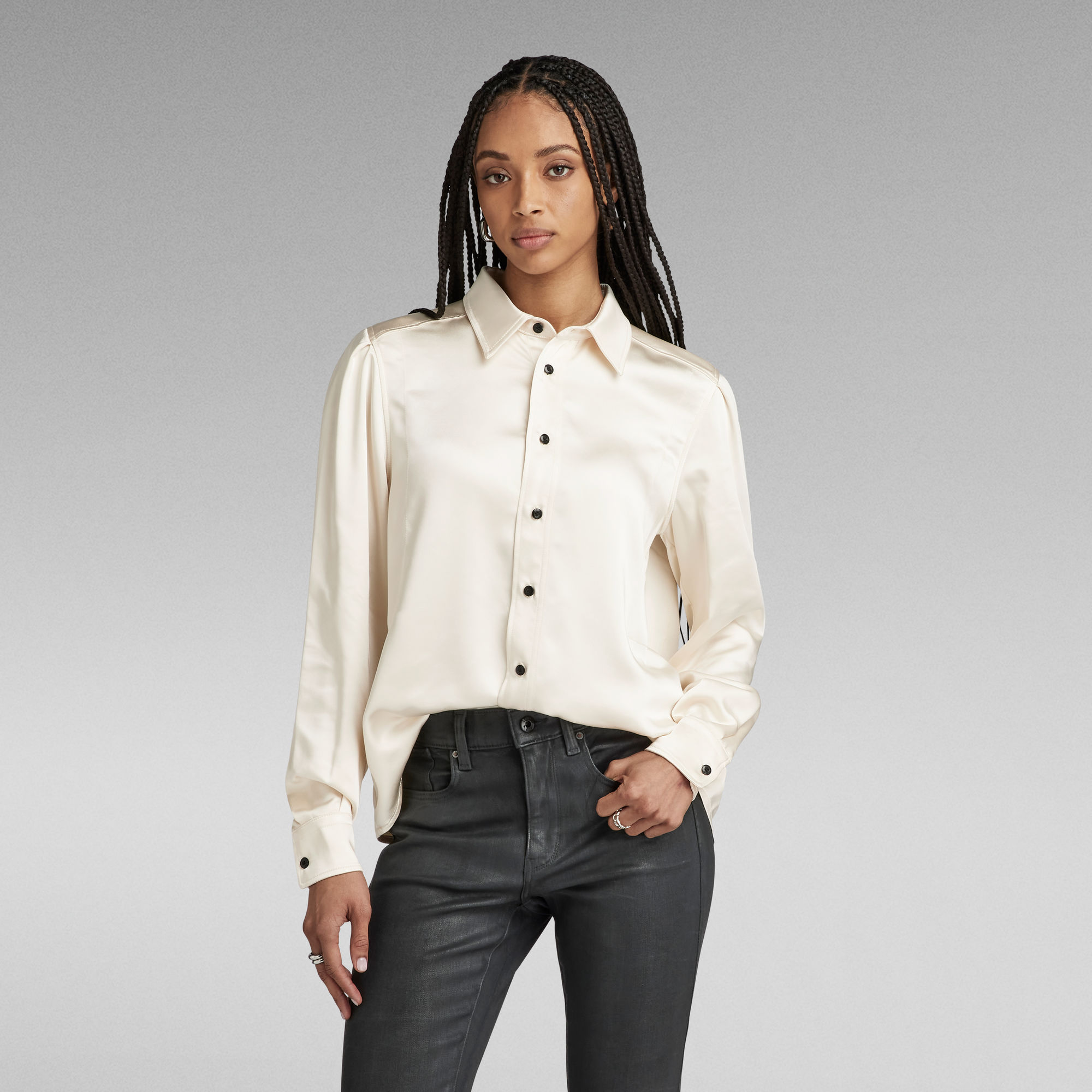 G-Star RAW Boxy Shirt - Beige - Dames