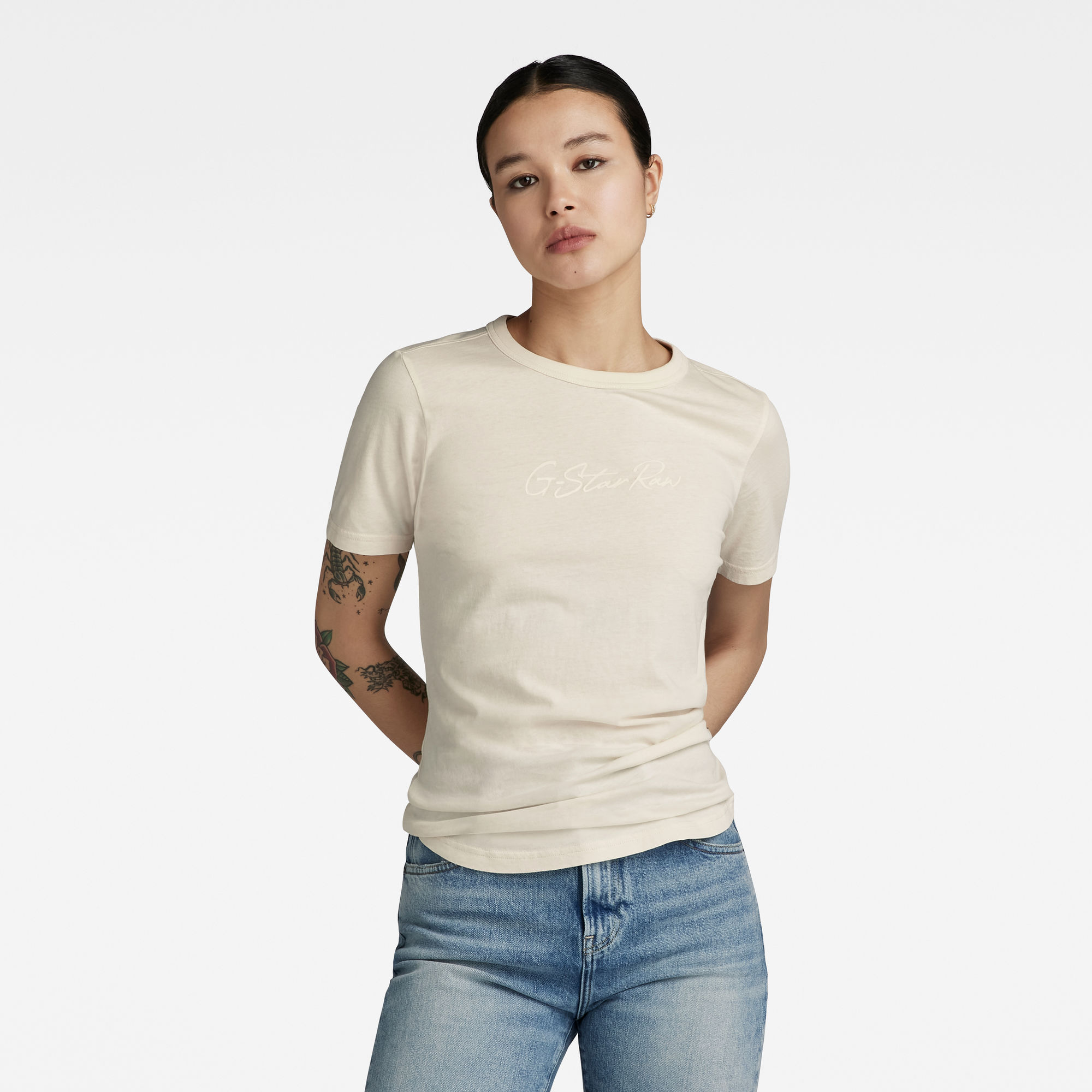 

Autograph Slim Top - Beige - Women