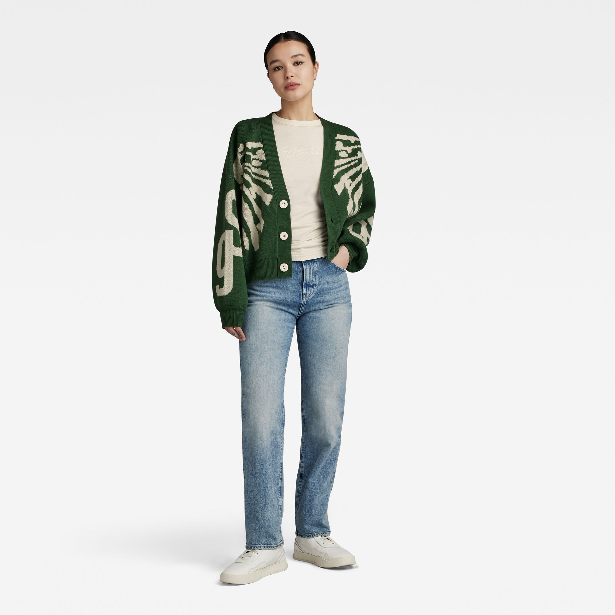 G-Star RAW Autograph Slim Top Beige Dames