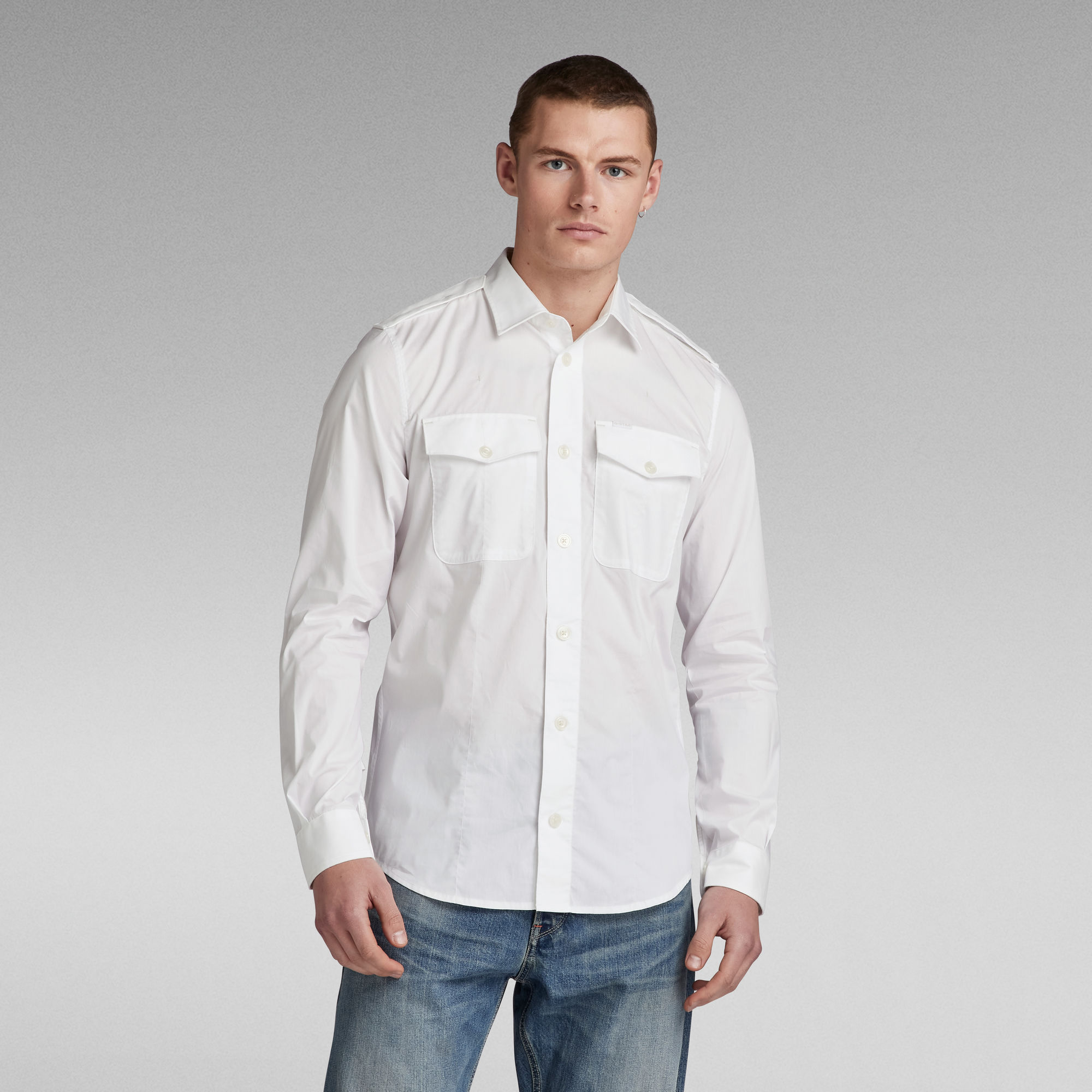 

Tux Marine Slim Shirt - White - Men