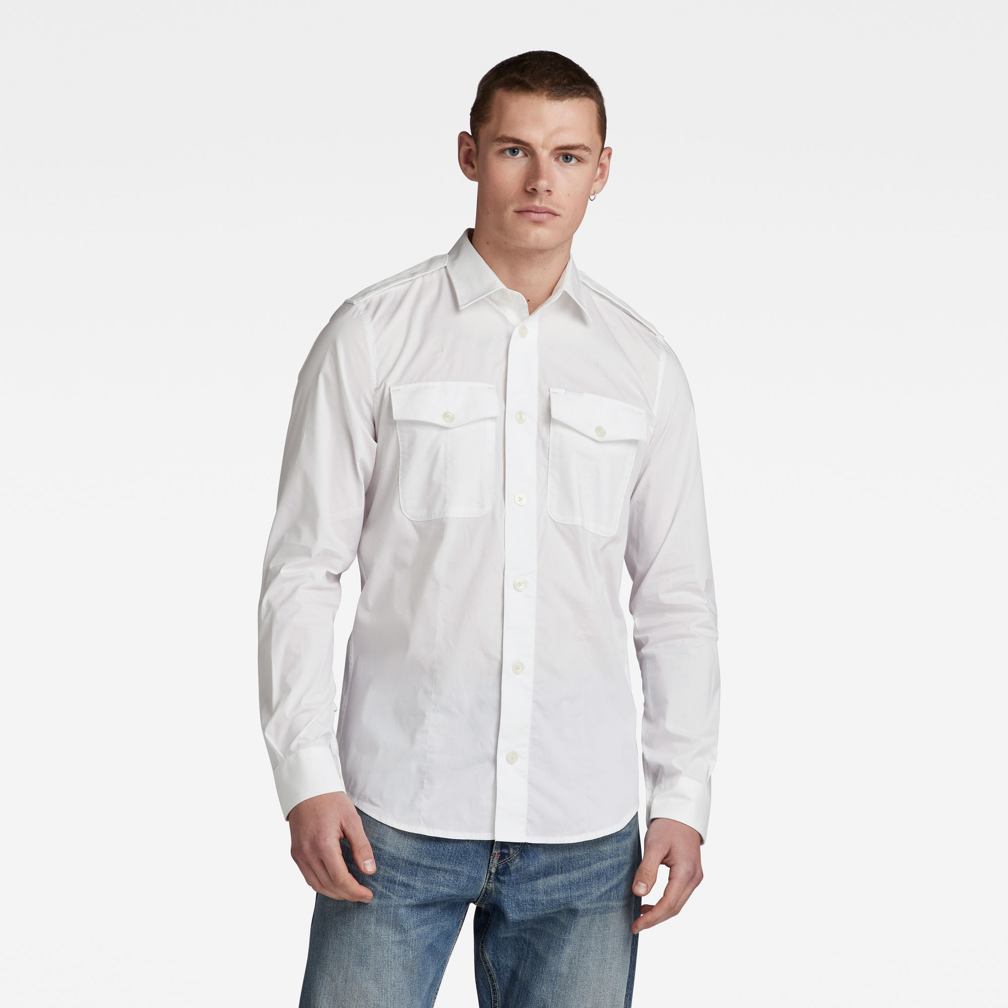 

Tux Marine Slim Shirt - White - Men