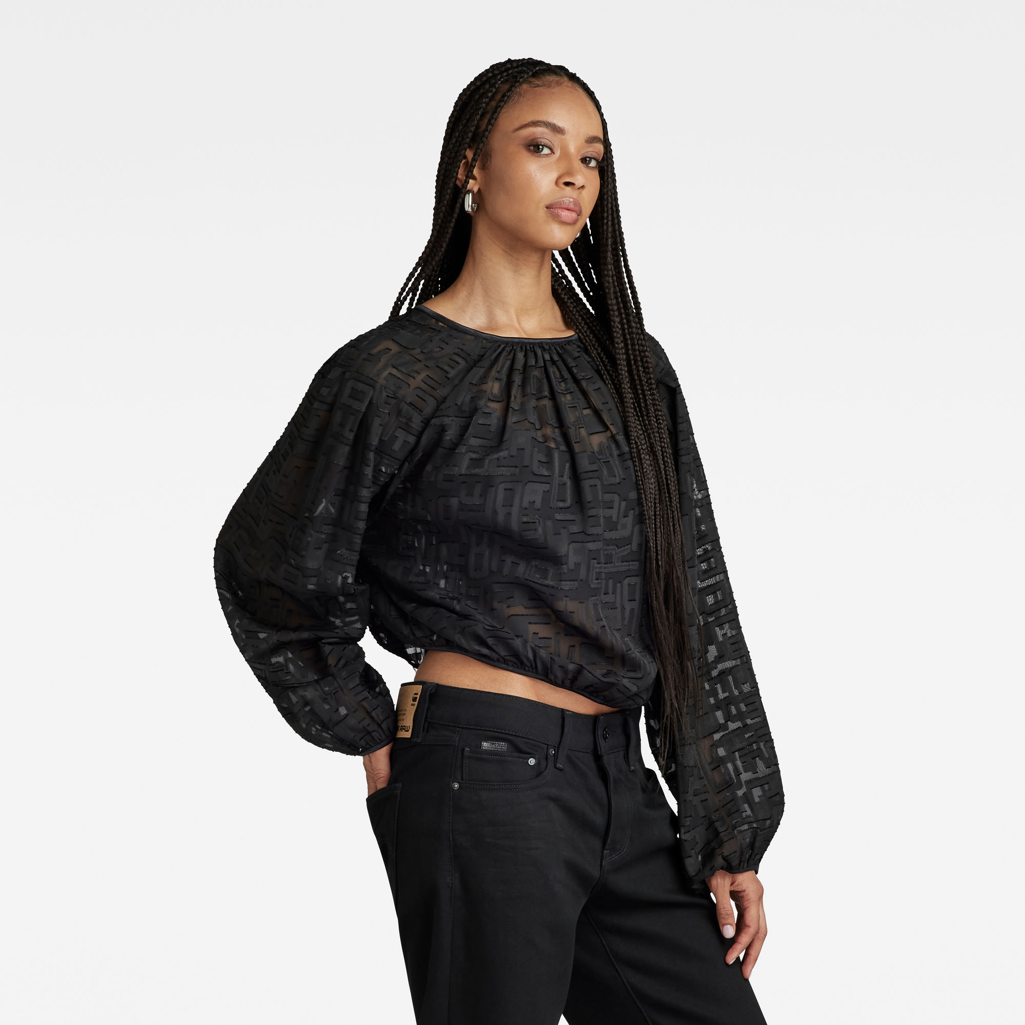 G-Star RAW Sniper Top 2.0 Zwart Dames
