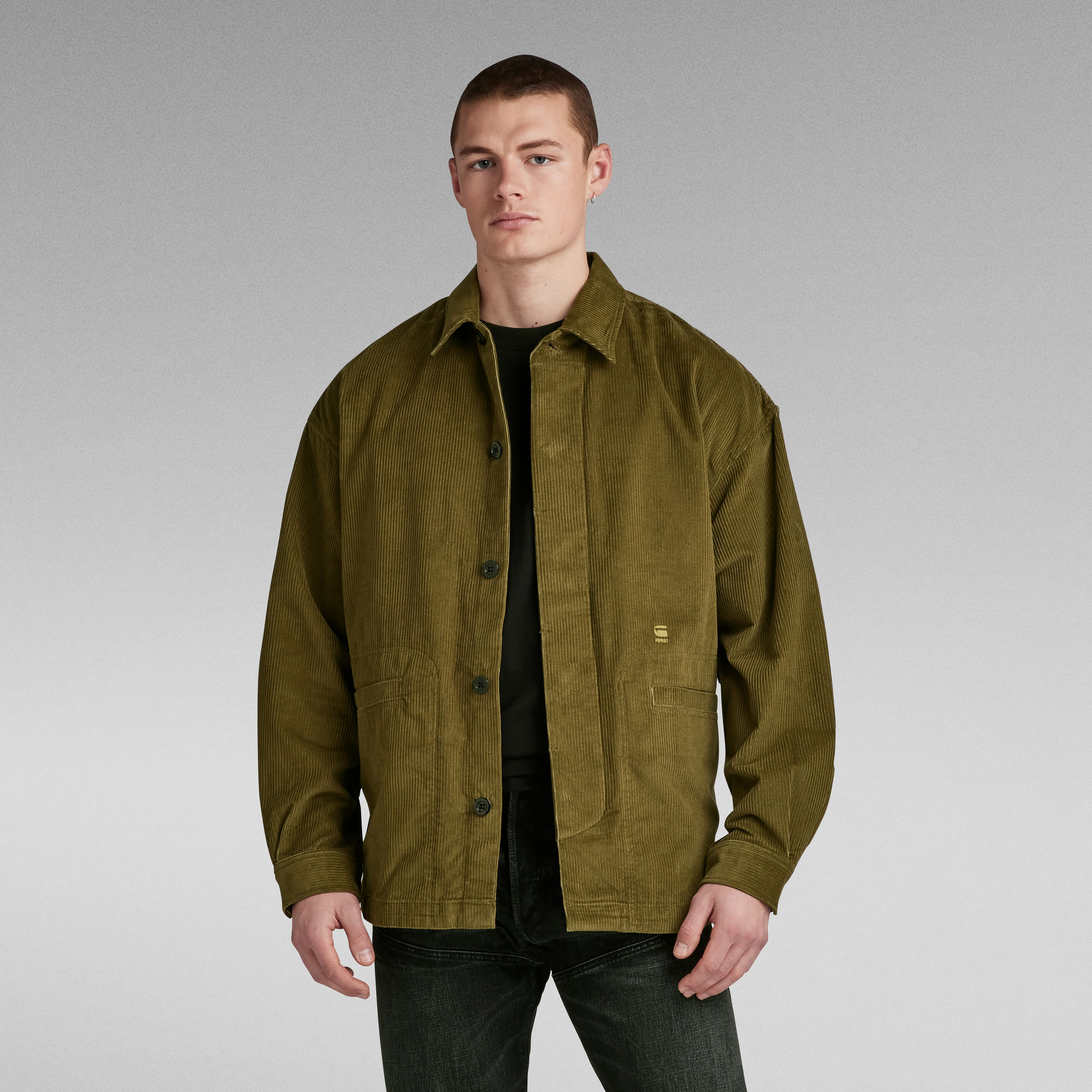 

Timber Relaxed Overshirt - Green - Men