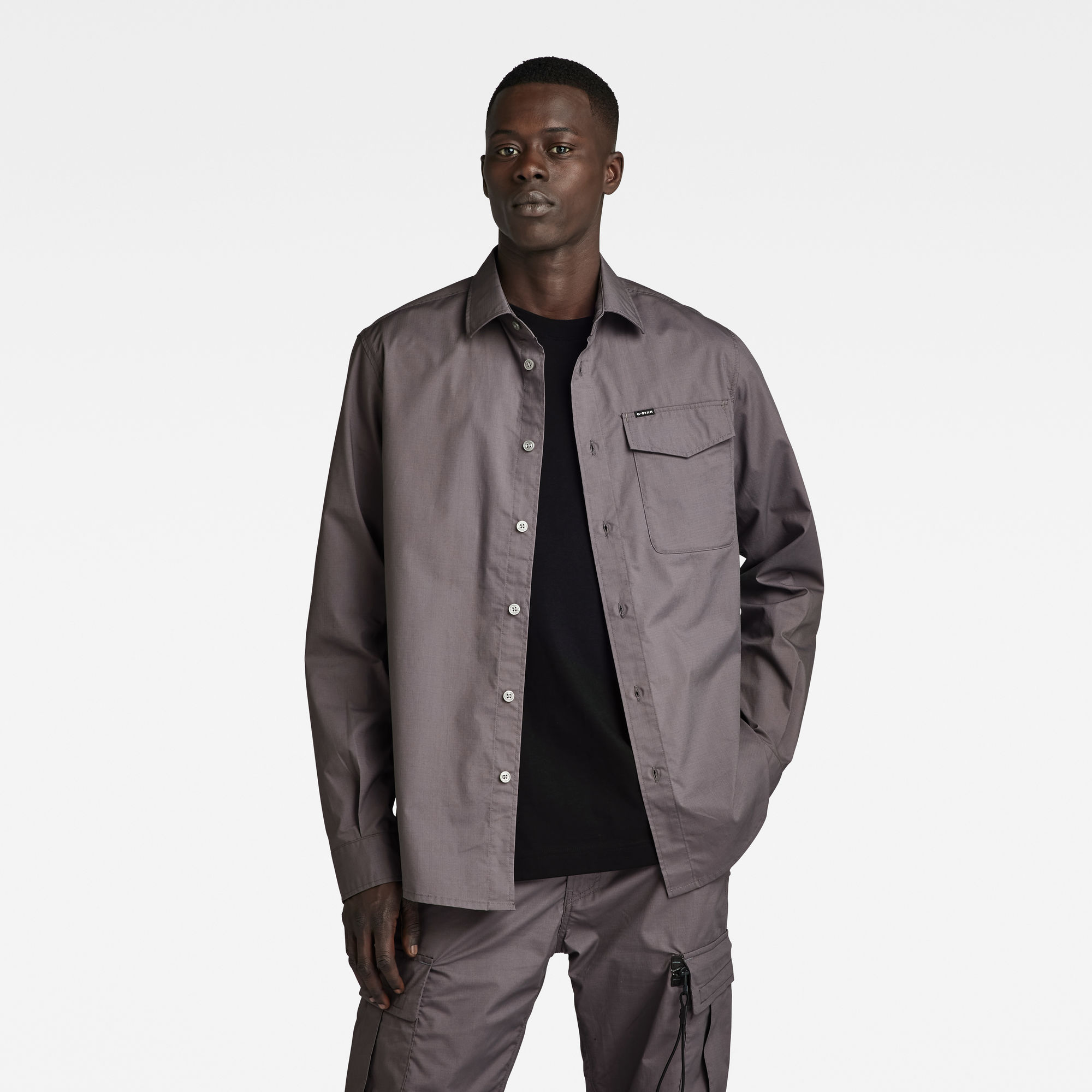 

Rine Regular Shirt - Grey - Men