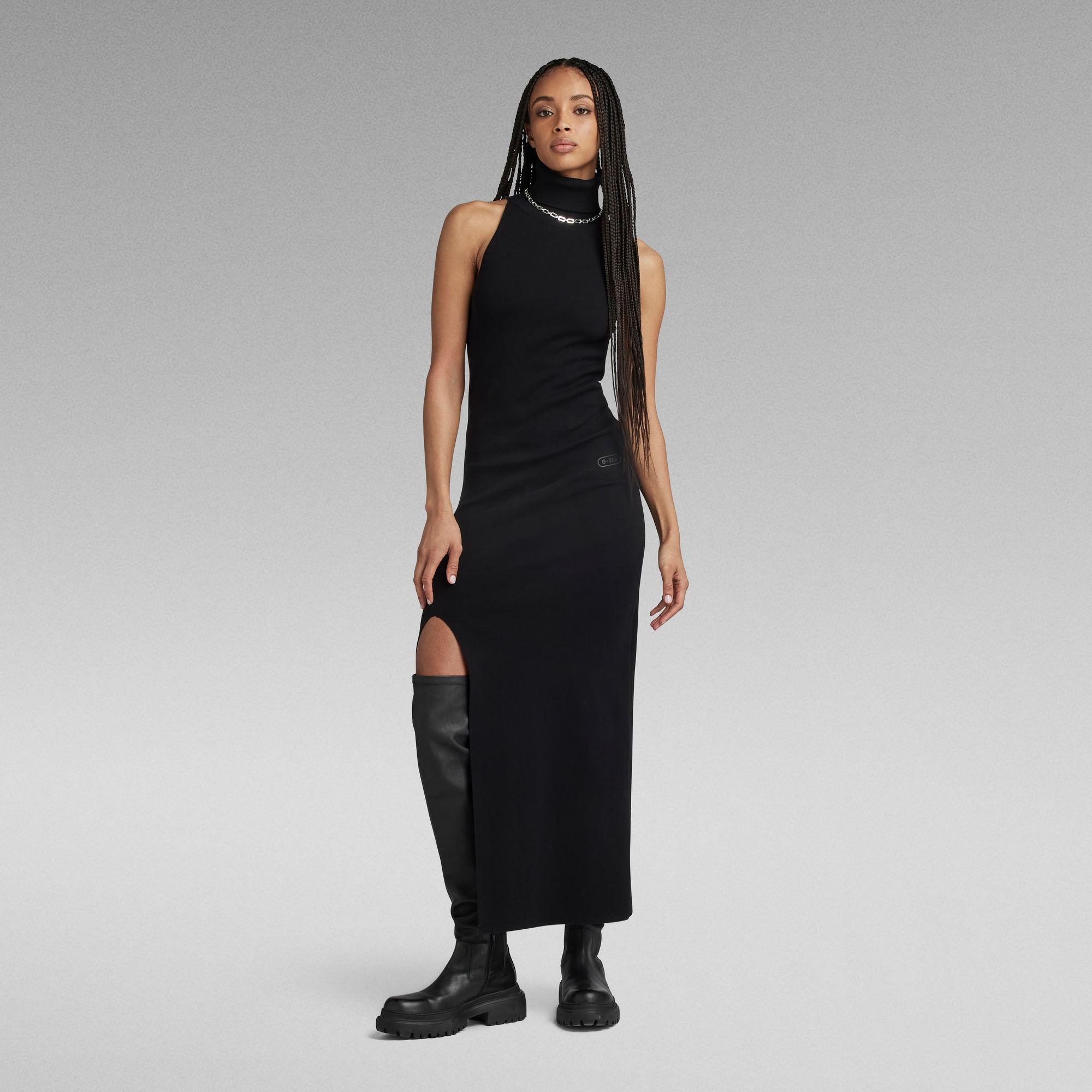 

NY Raw Slim Dress - Black - Women