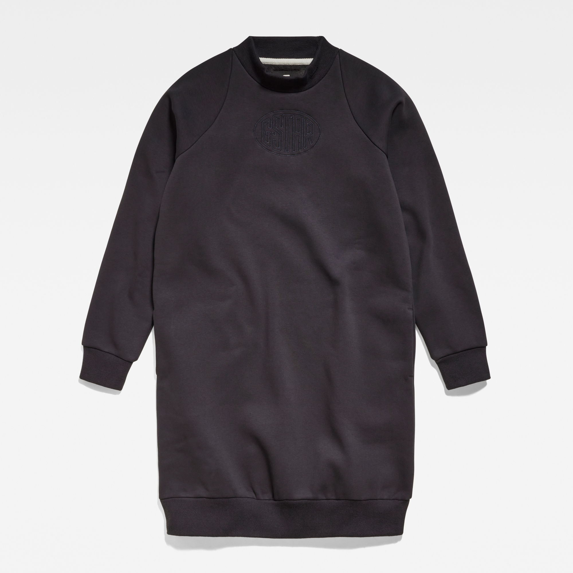 G-Star RAW Mock Raglan Sweaterjurk Grijs Dames