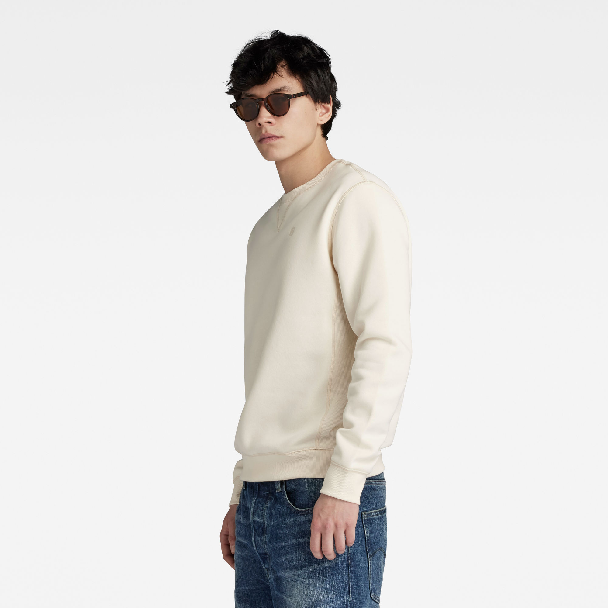 G-Star RAW Premium Core Sweater Beige Heren