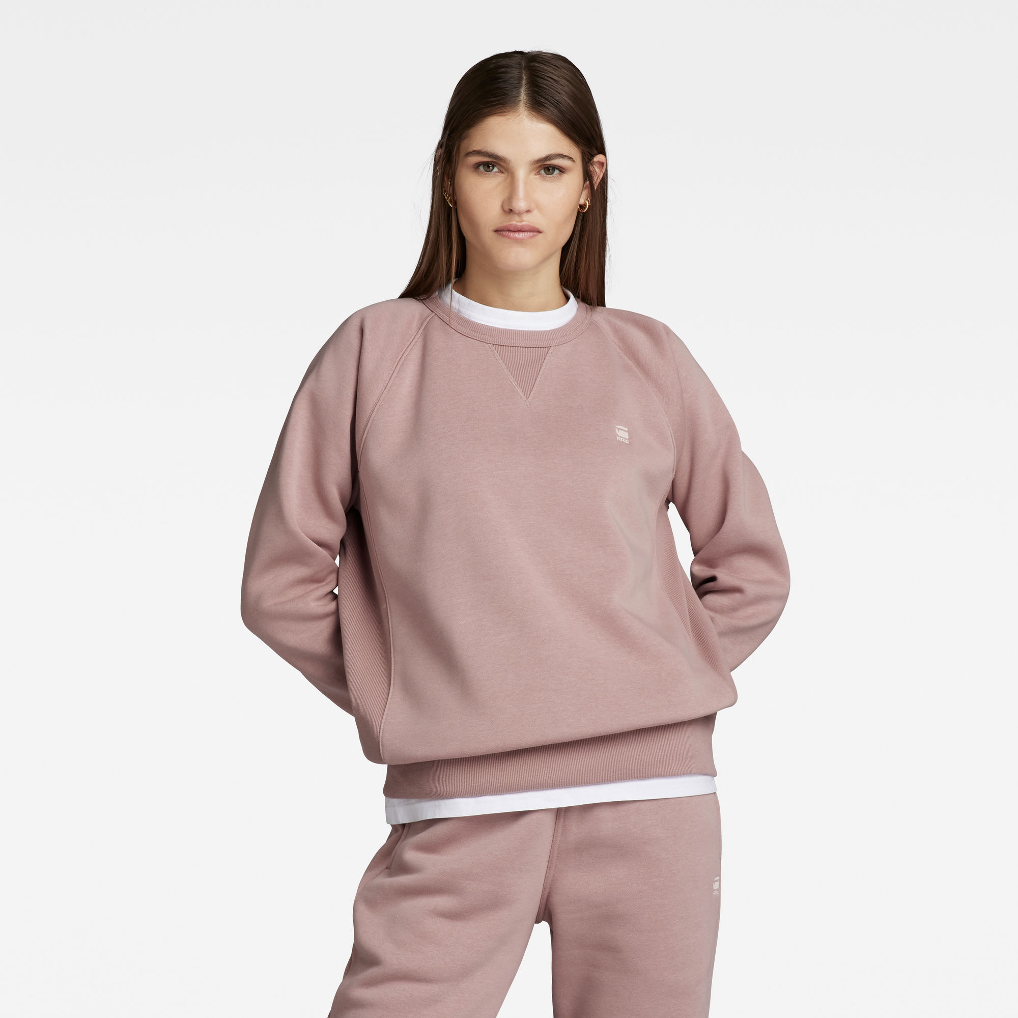G-Star RAW Premium Core 2.0 Sweater Roze Dames
