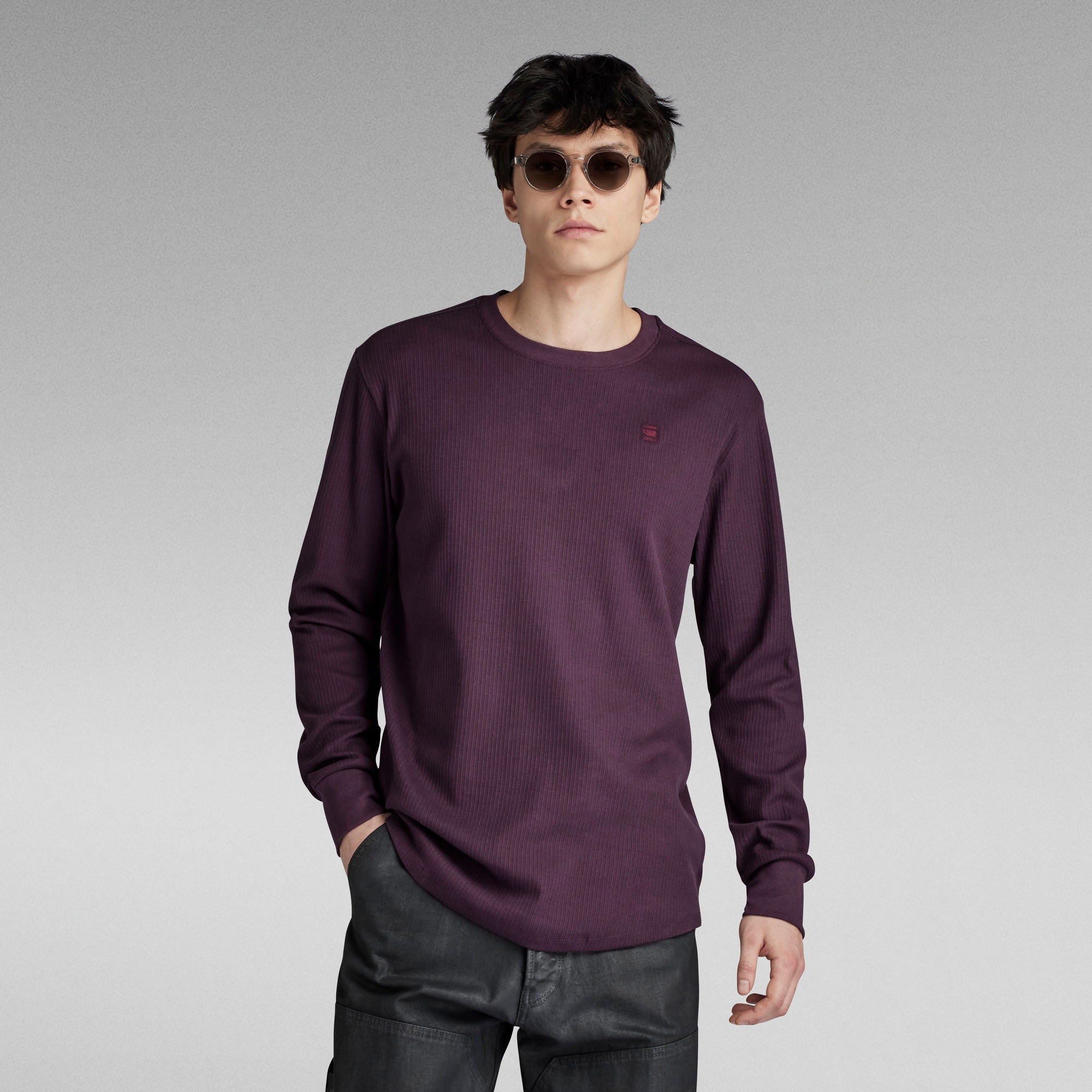 G-Star RAW Lash T-Shirt Paars Heren