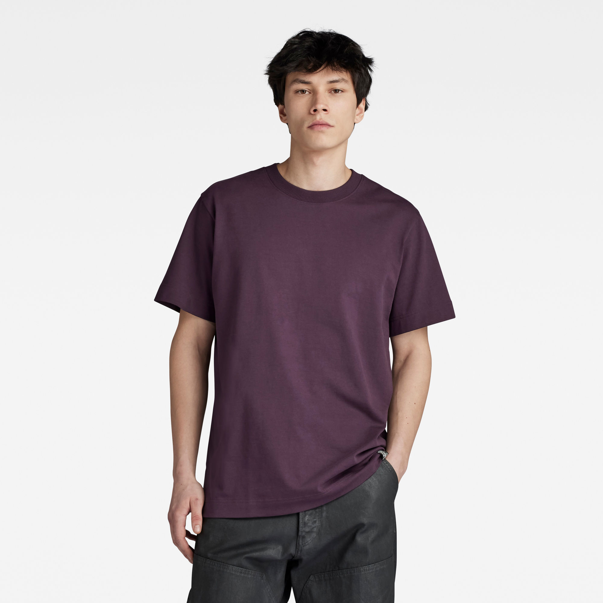 

Essential Loose T-Shirt - Purple - Men