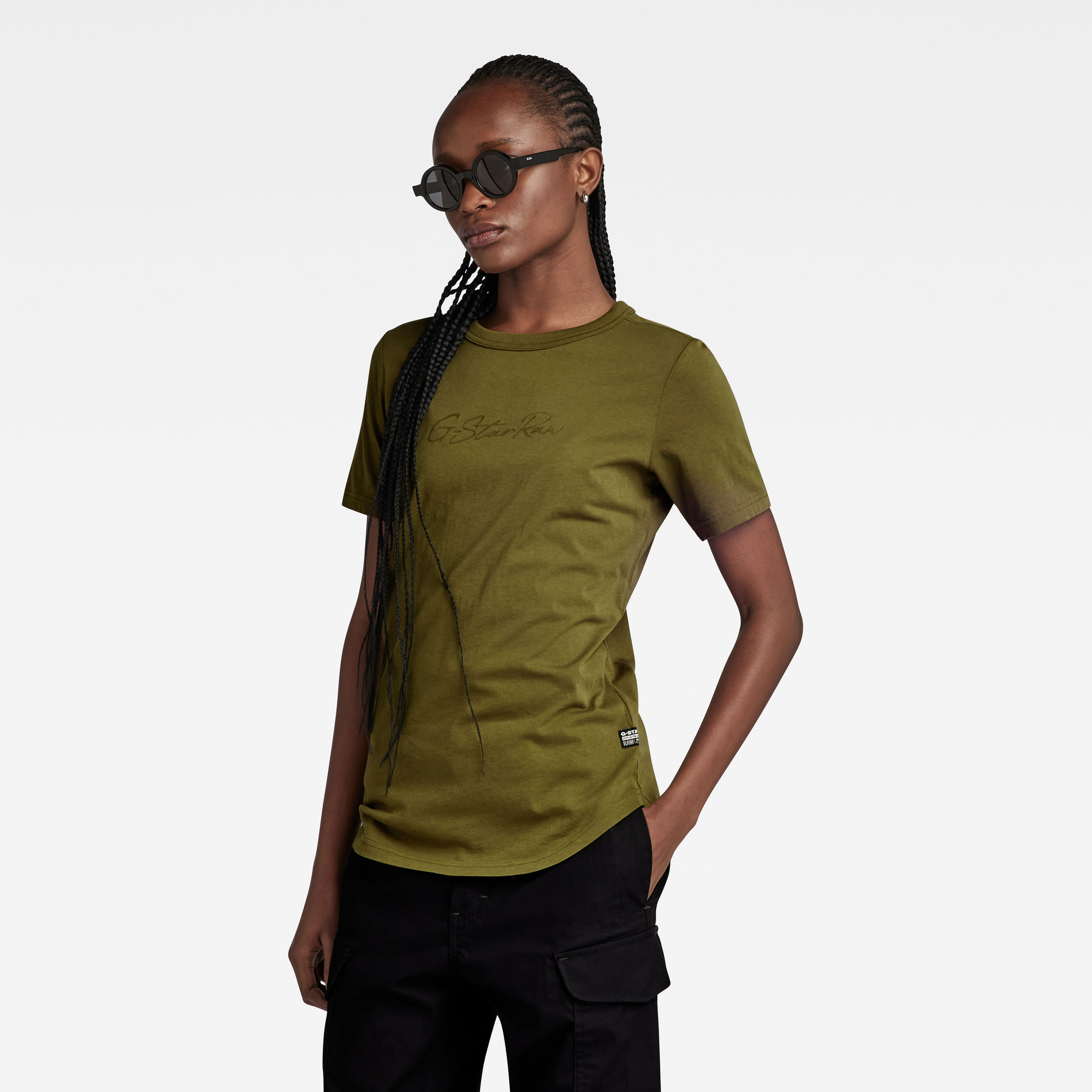 G-Star RAW Autograph Slim Top Groen Dames