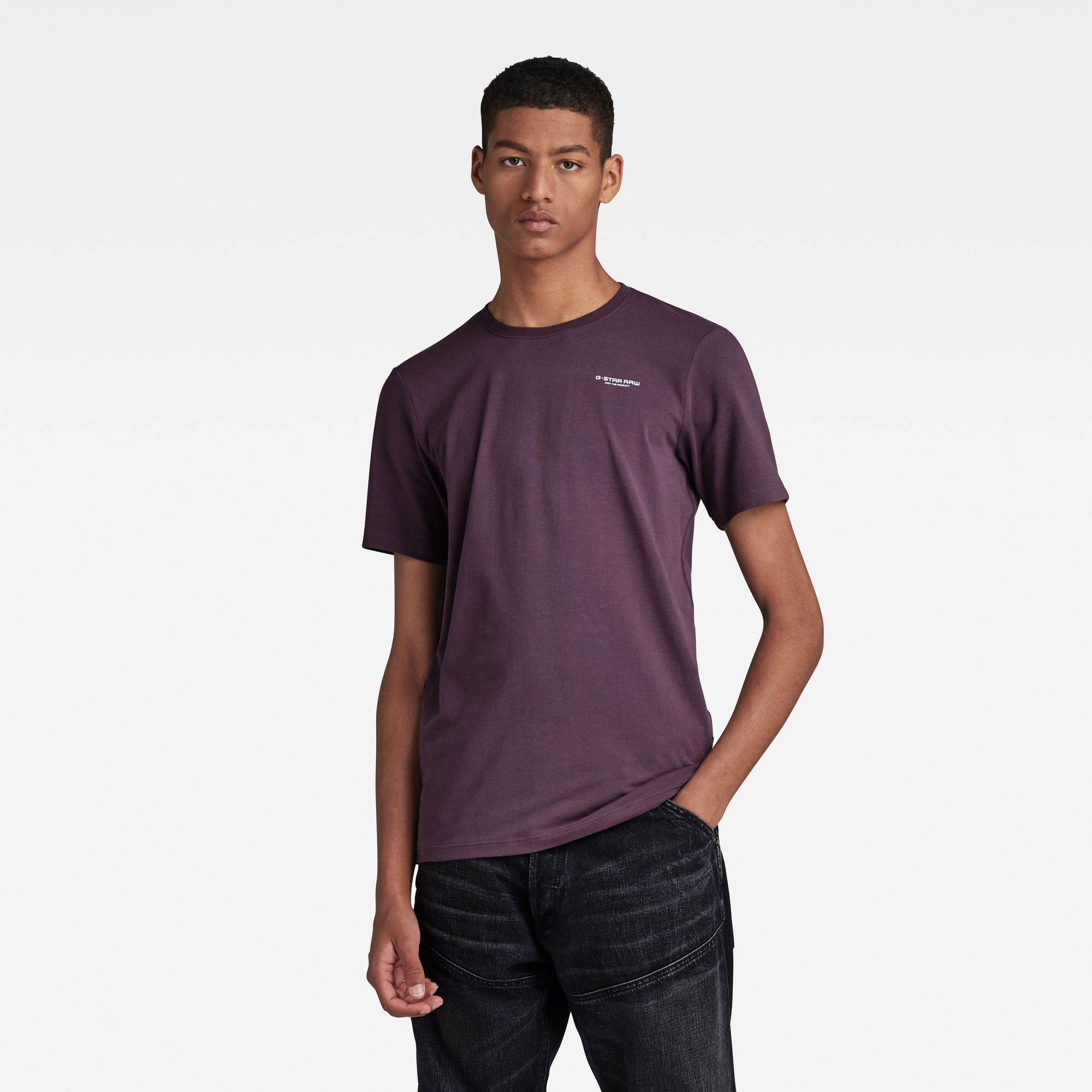 

Slim Base T-Shirt - Purple - Men