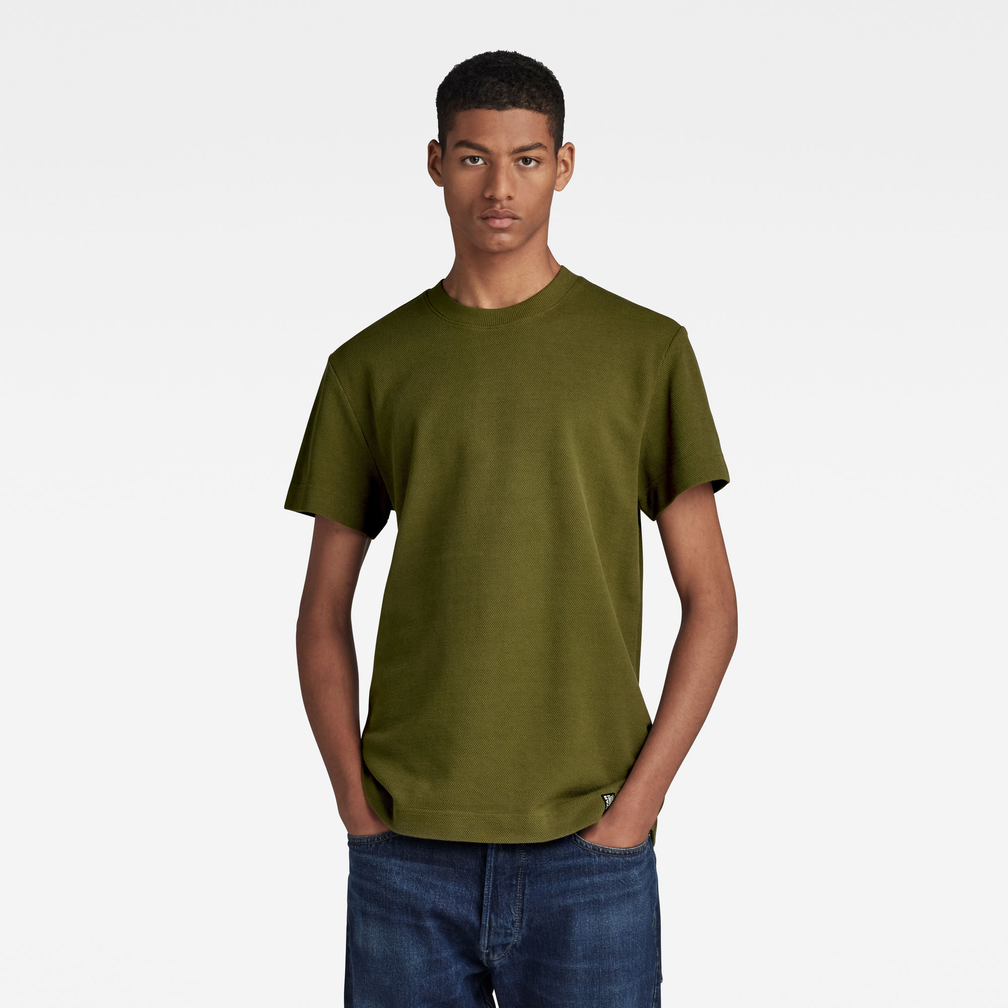 

Essential Pique T-Shirt - Groen - Heren