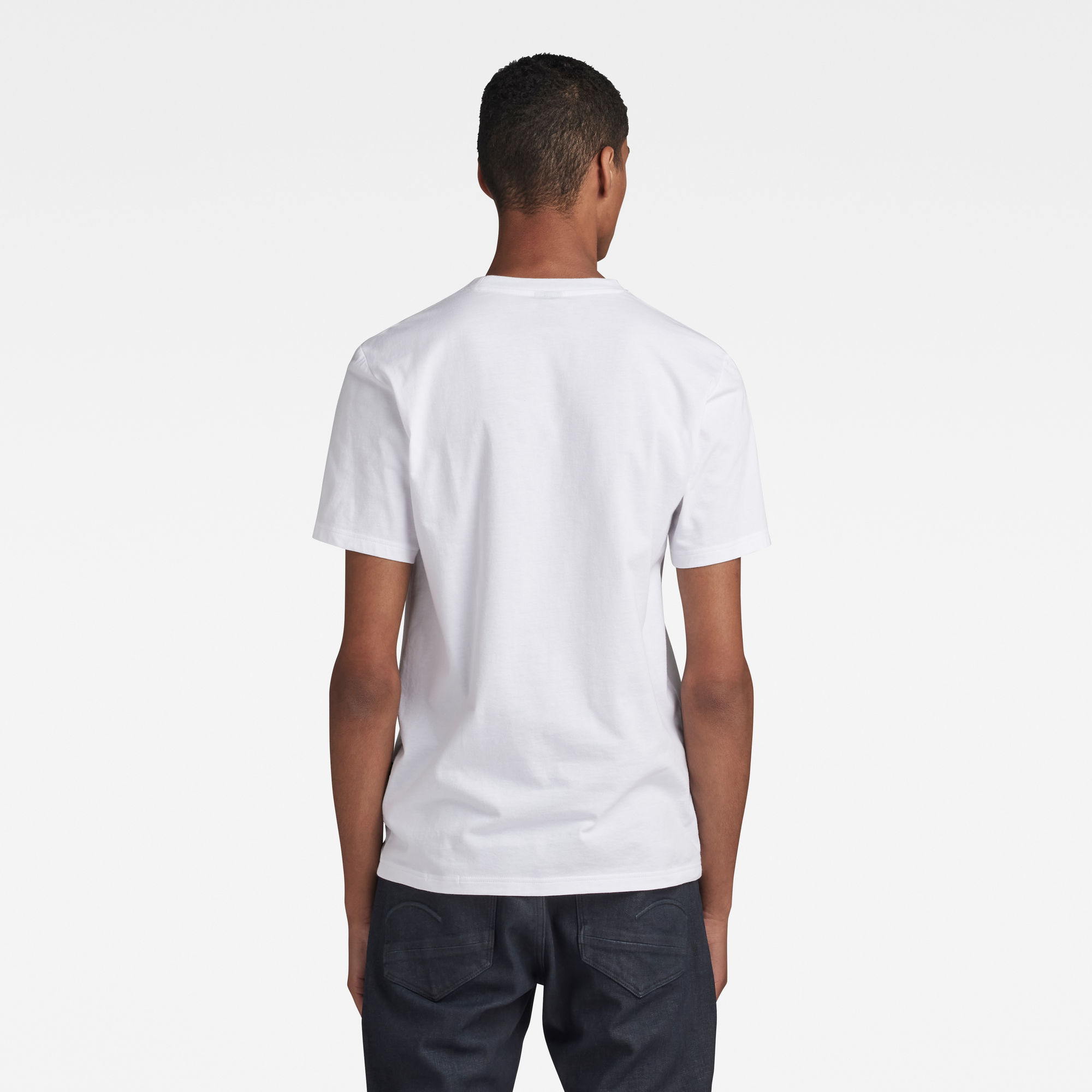 G-Star RAW Poem Slim T-Shirt Wit Heren
