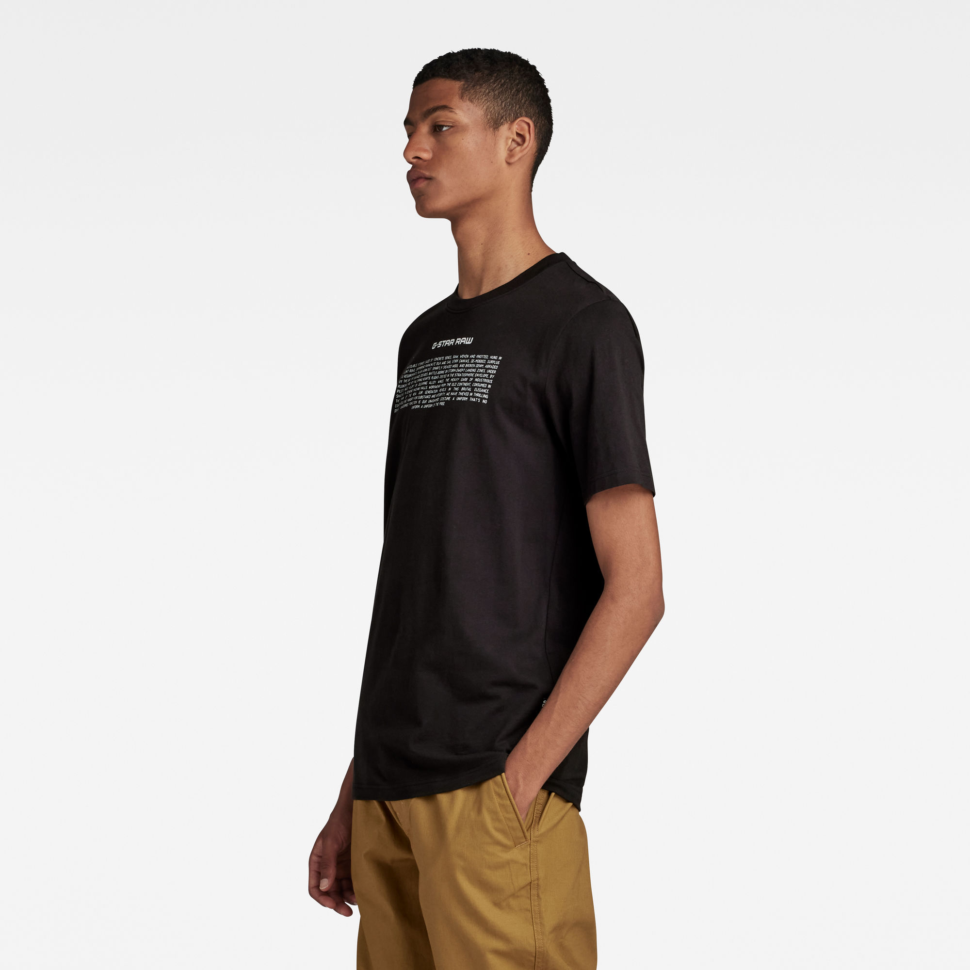 G-Star RAW Poem Slim T-Shirt Zwart Heren
