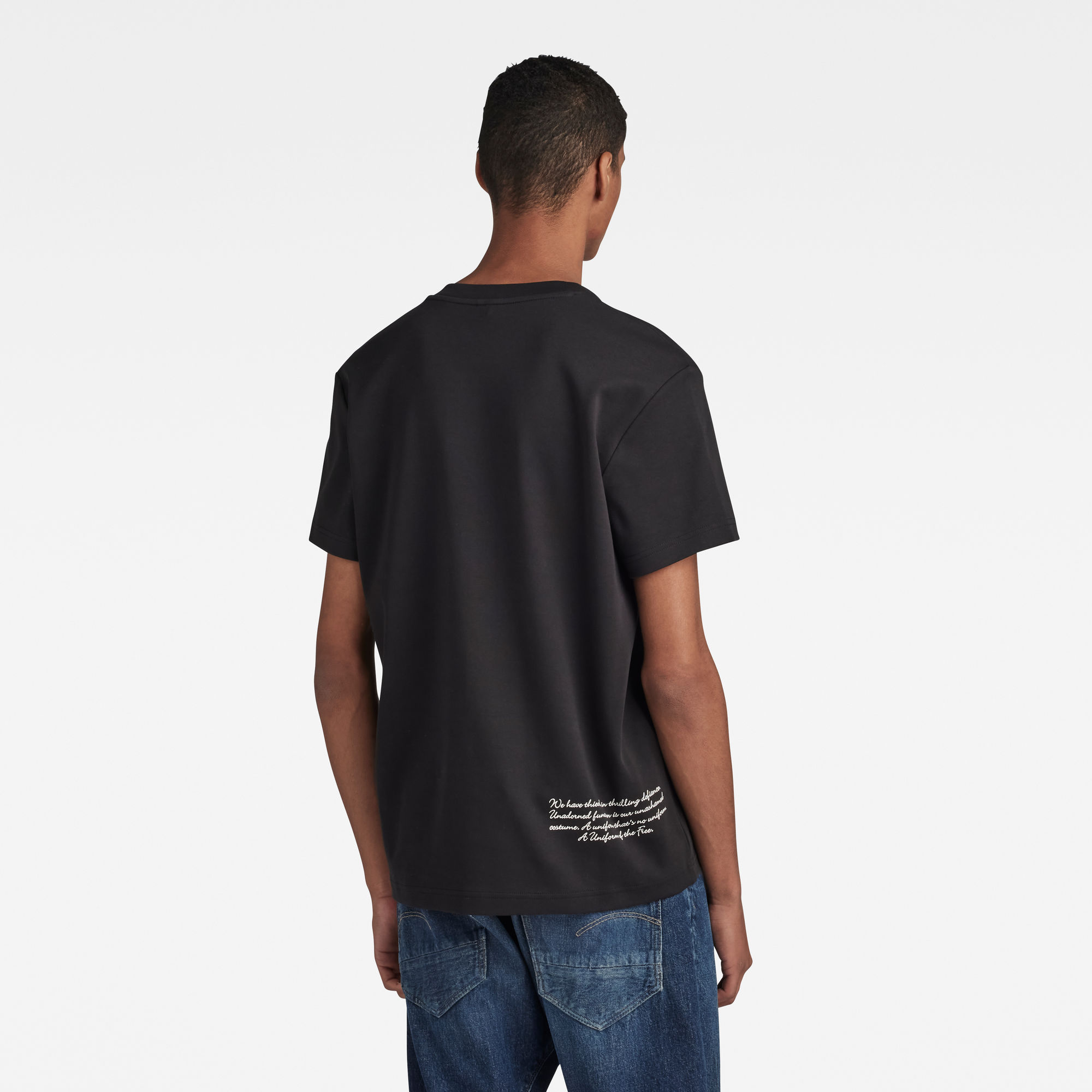 G-Star RAW Multi Graphic T-Shirt Zwart Heren