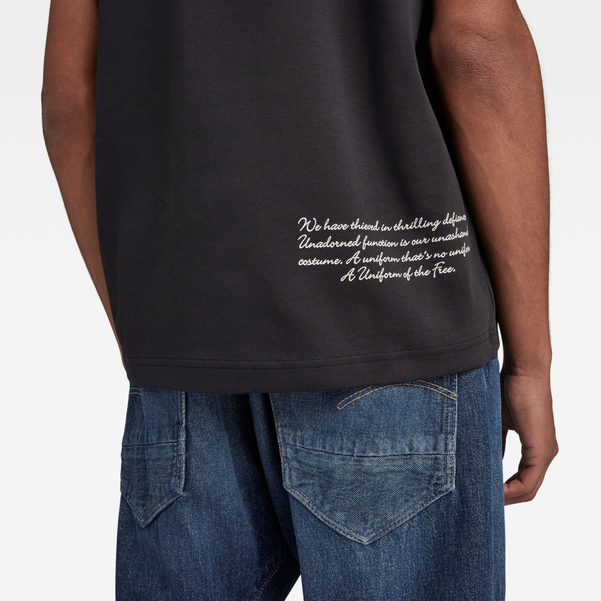 G-Star RAW Multi Graphic T-Shirt Zwart Heren