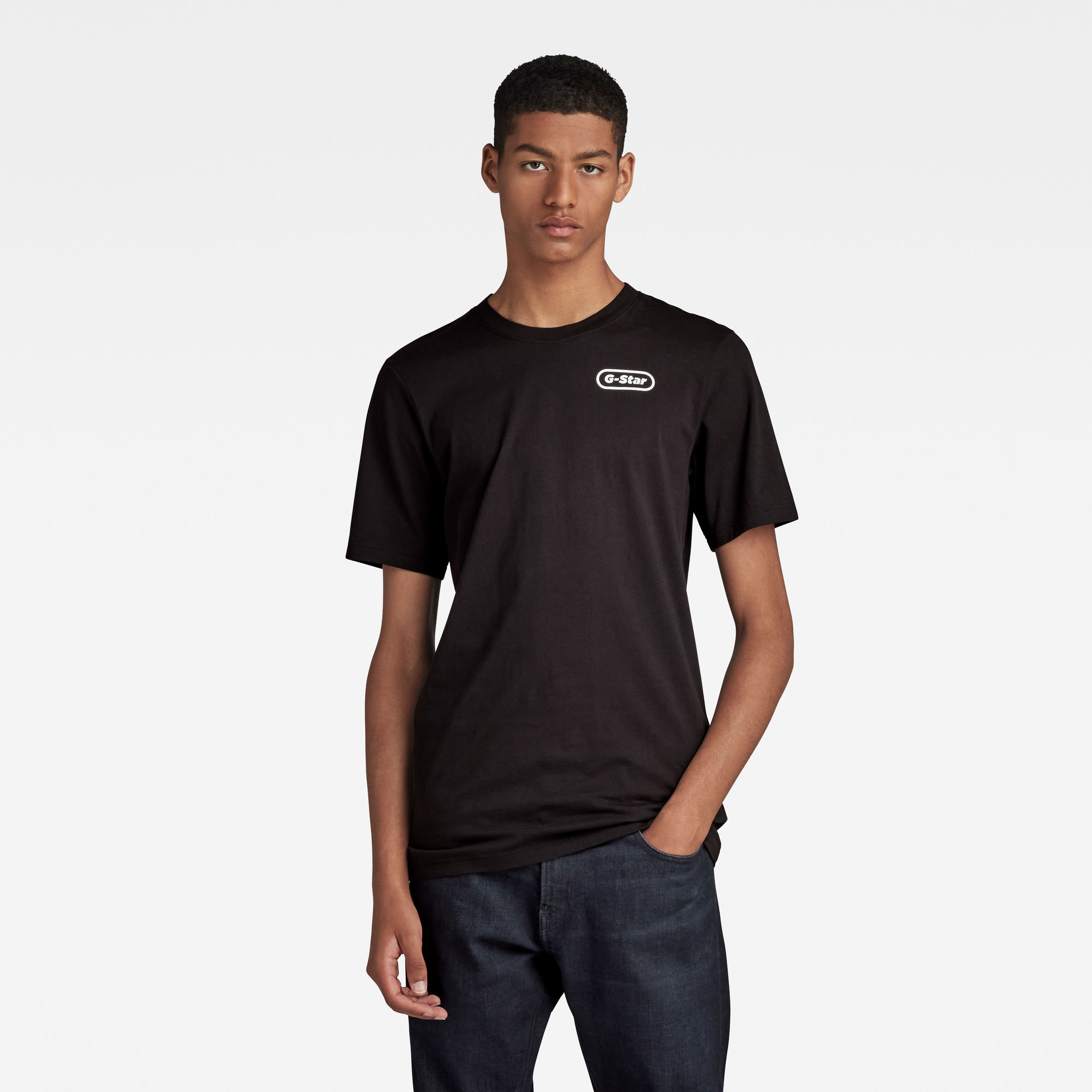 

Back Graphic Slim T-Shirt - Zwart - Heren