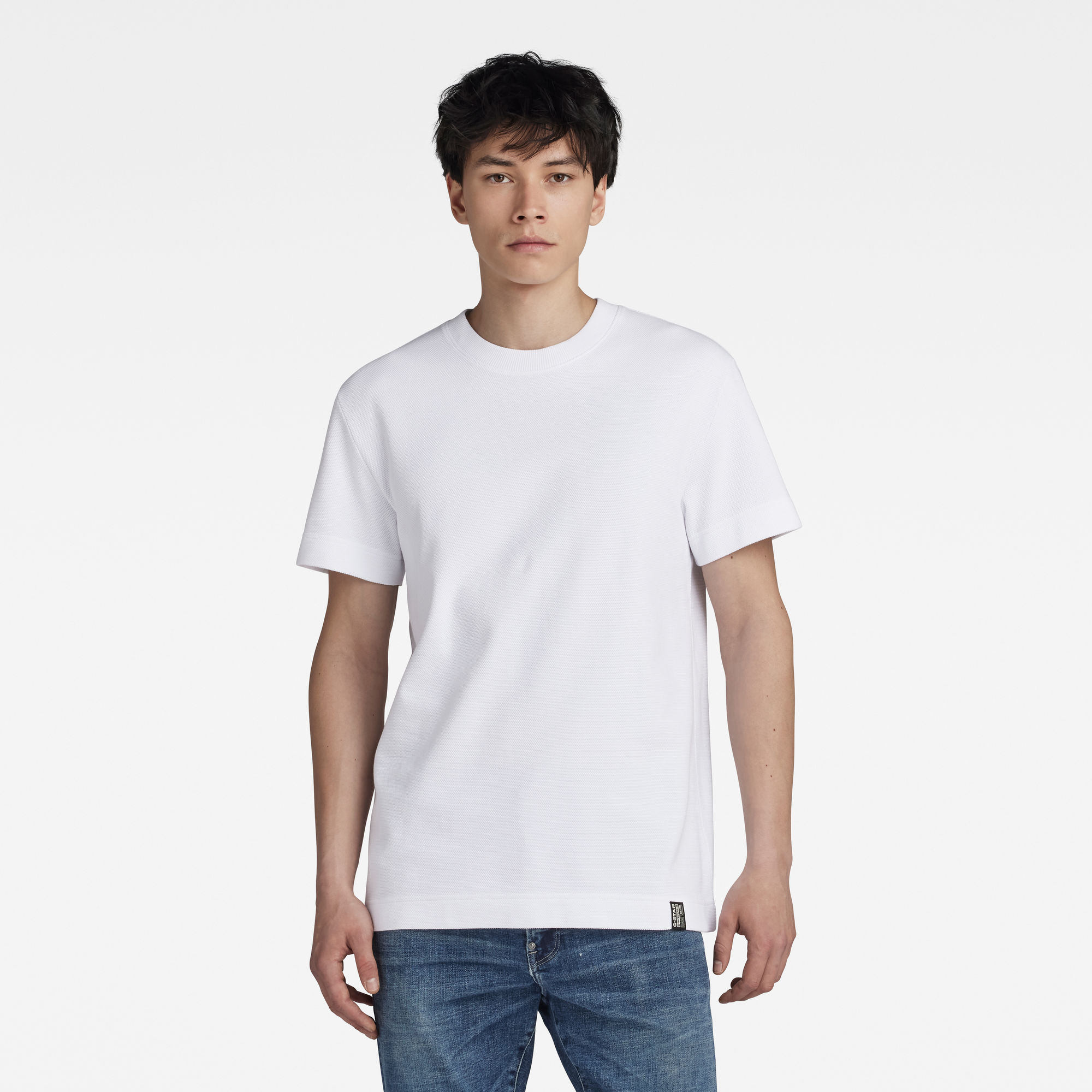

Essential Pique T-Shirt - Wit - Heren