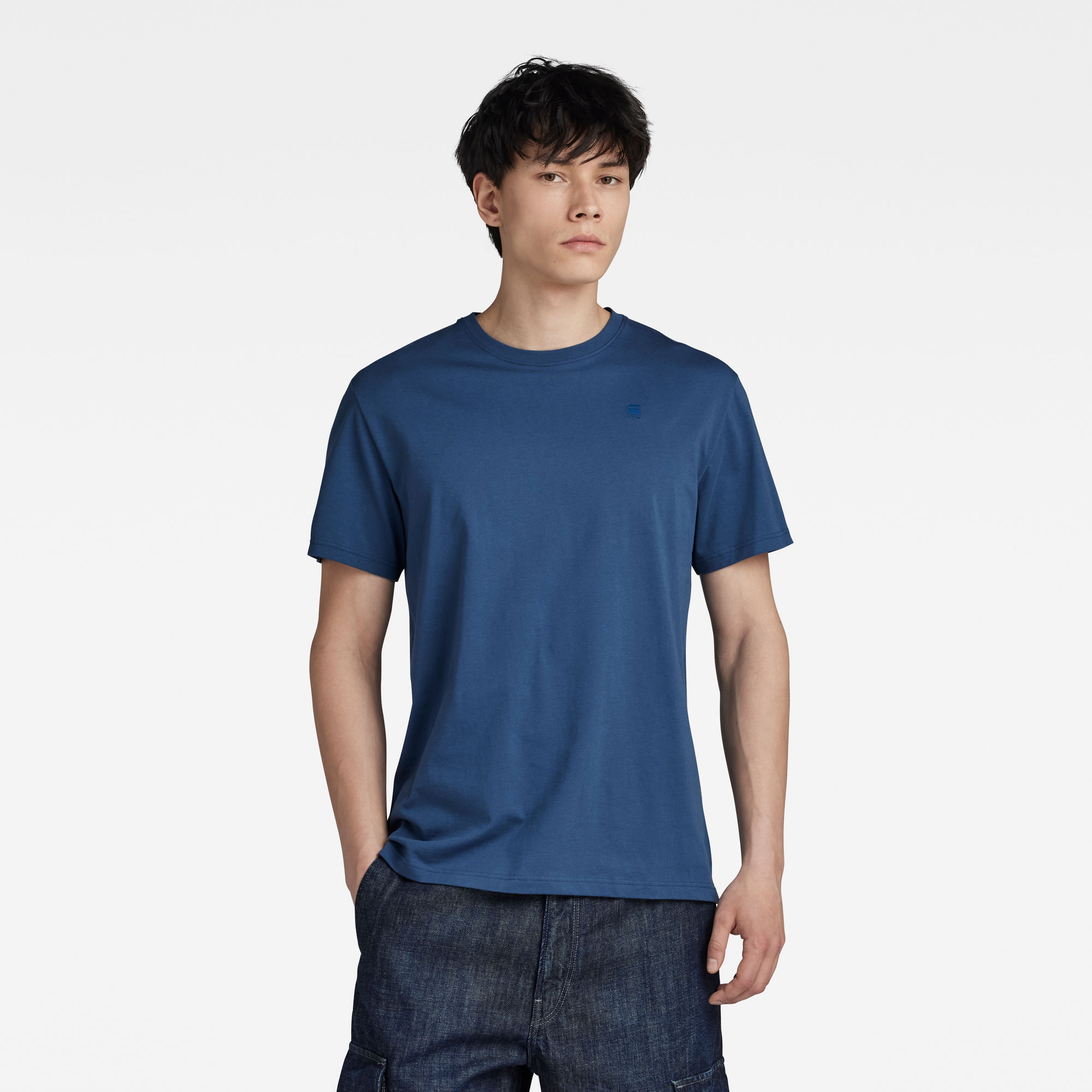 

Base-S T-Shirt - Medium blue - Men