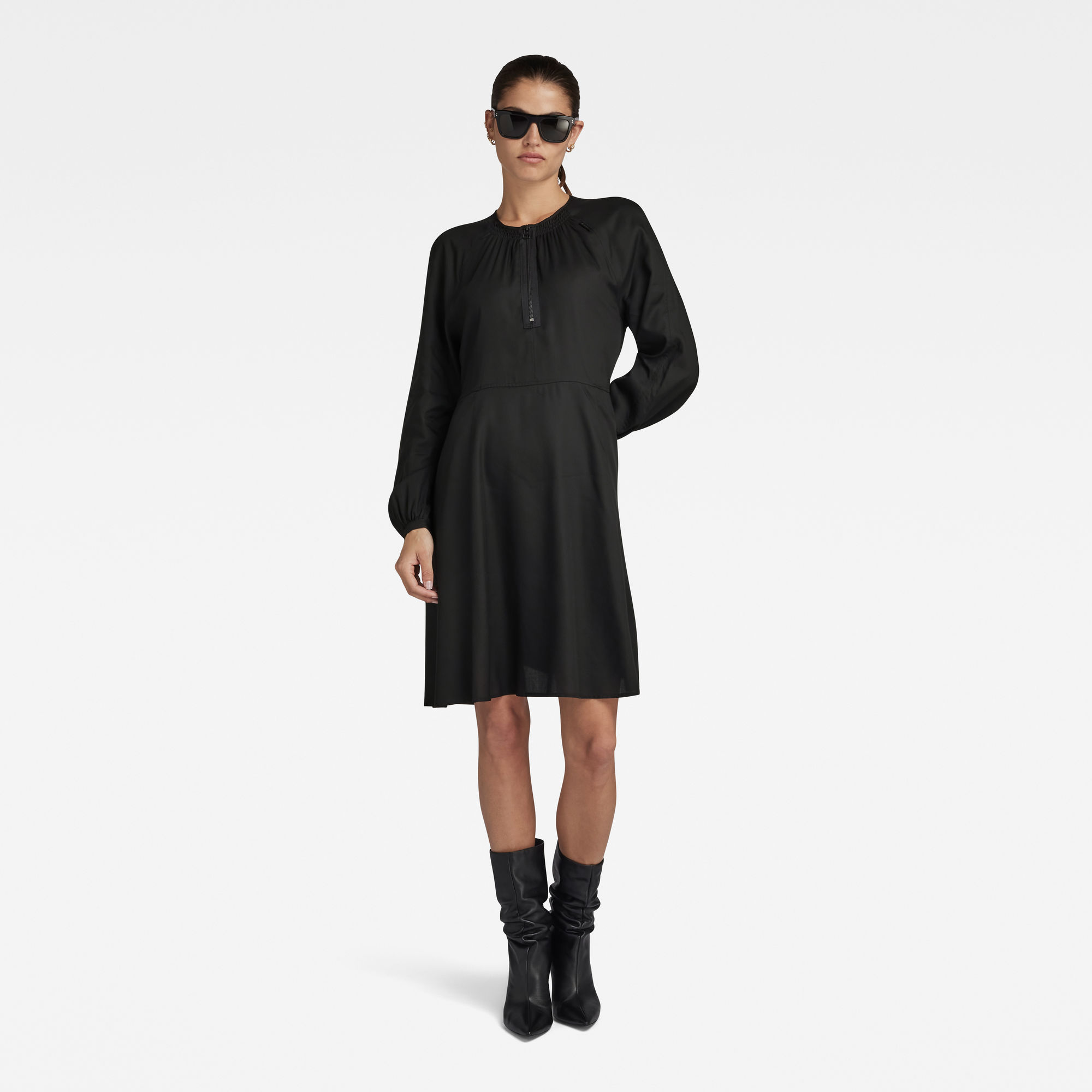 

Jurk Short Flared - Zwart - Dames