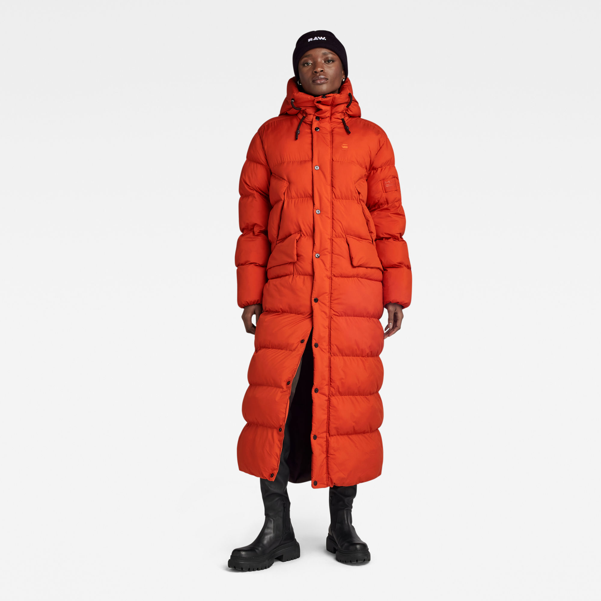 

Whistler Long Puffer - Orange - Women