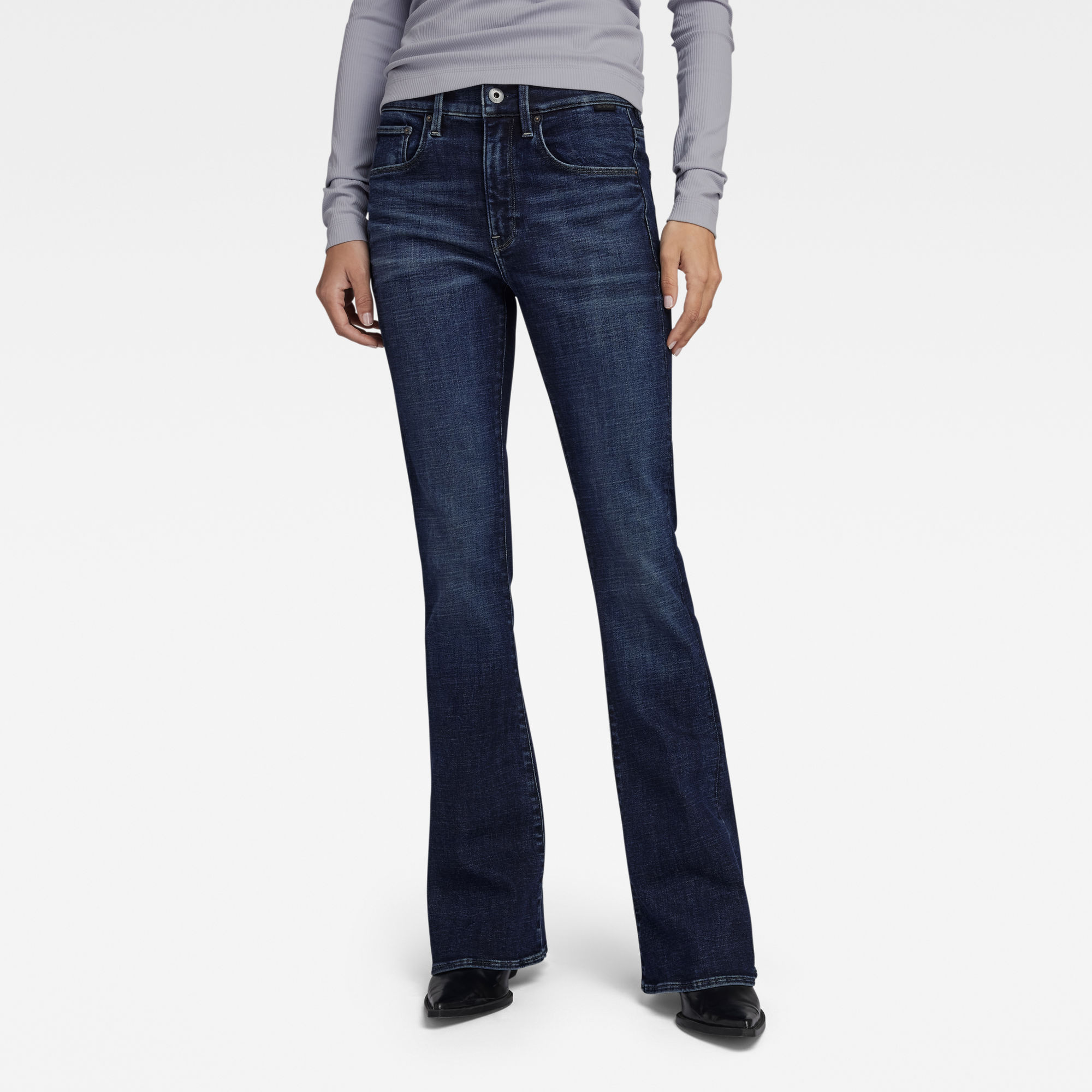 

3301 Flare Jeans - Donkerblauw - Dames