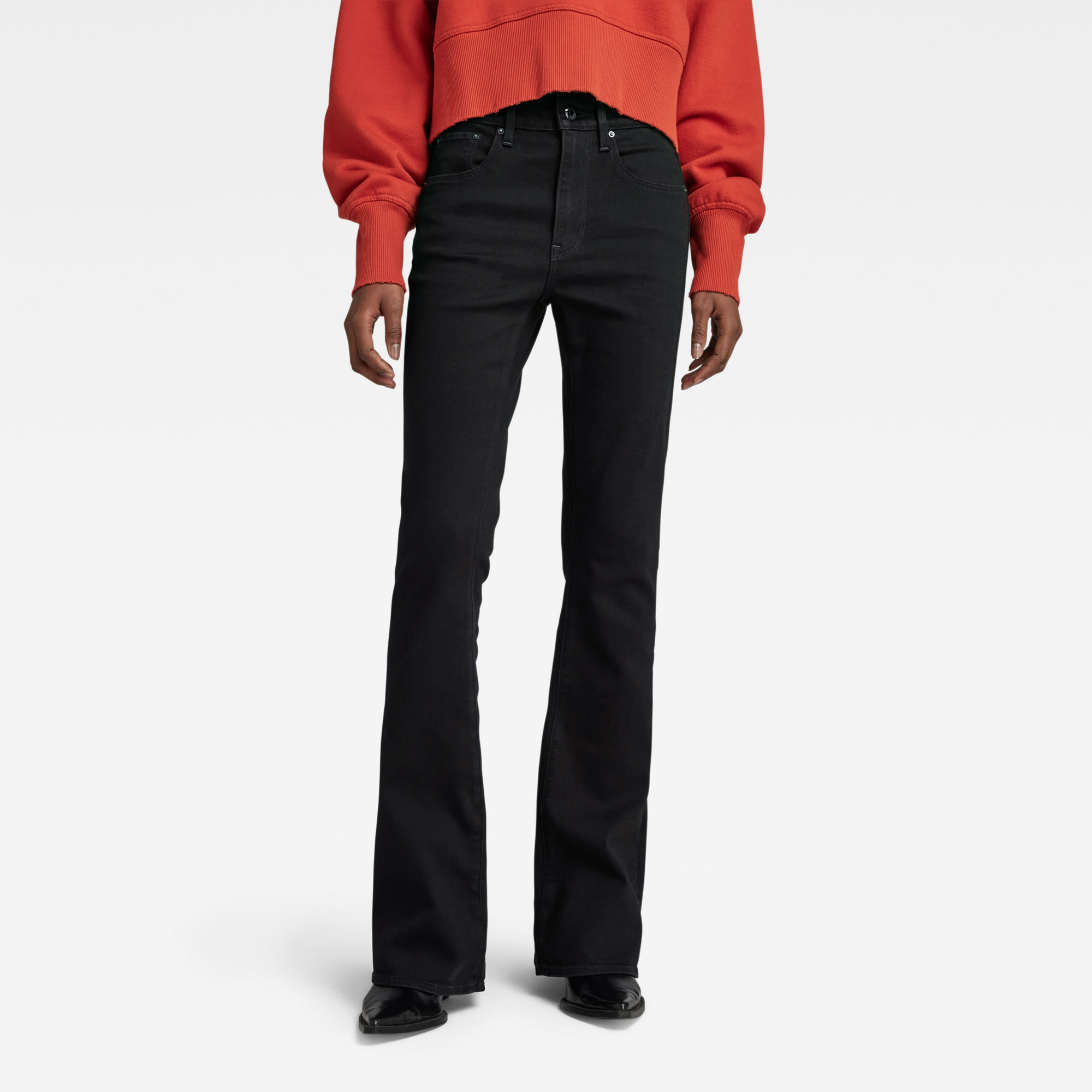 

3301 Flare Jeans - Zwart - Dames